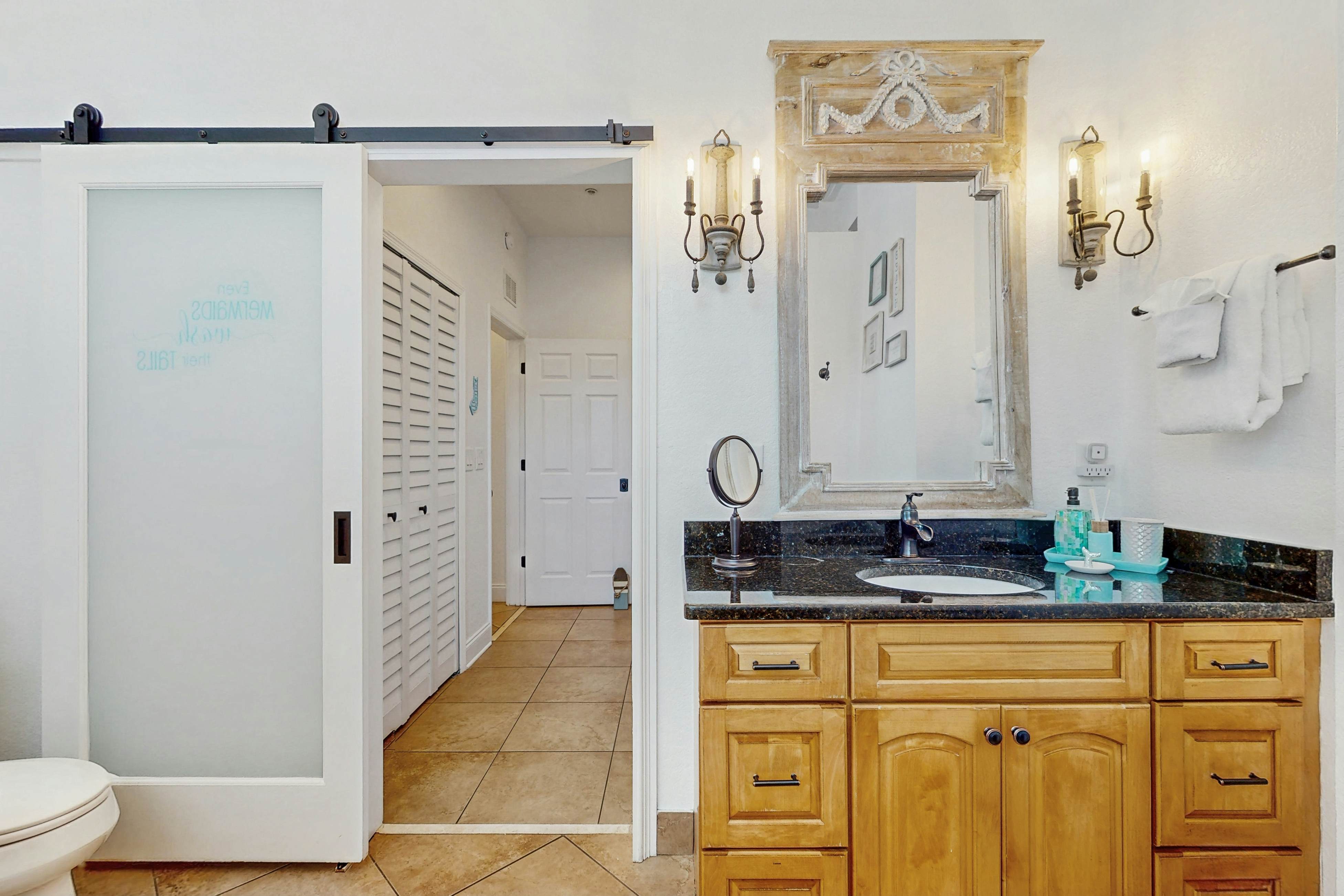 Steps to Gulf beaches, family friendly condo with water views, shared pool, AC