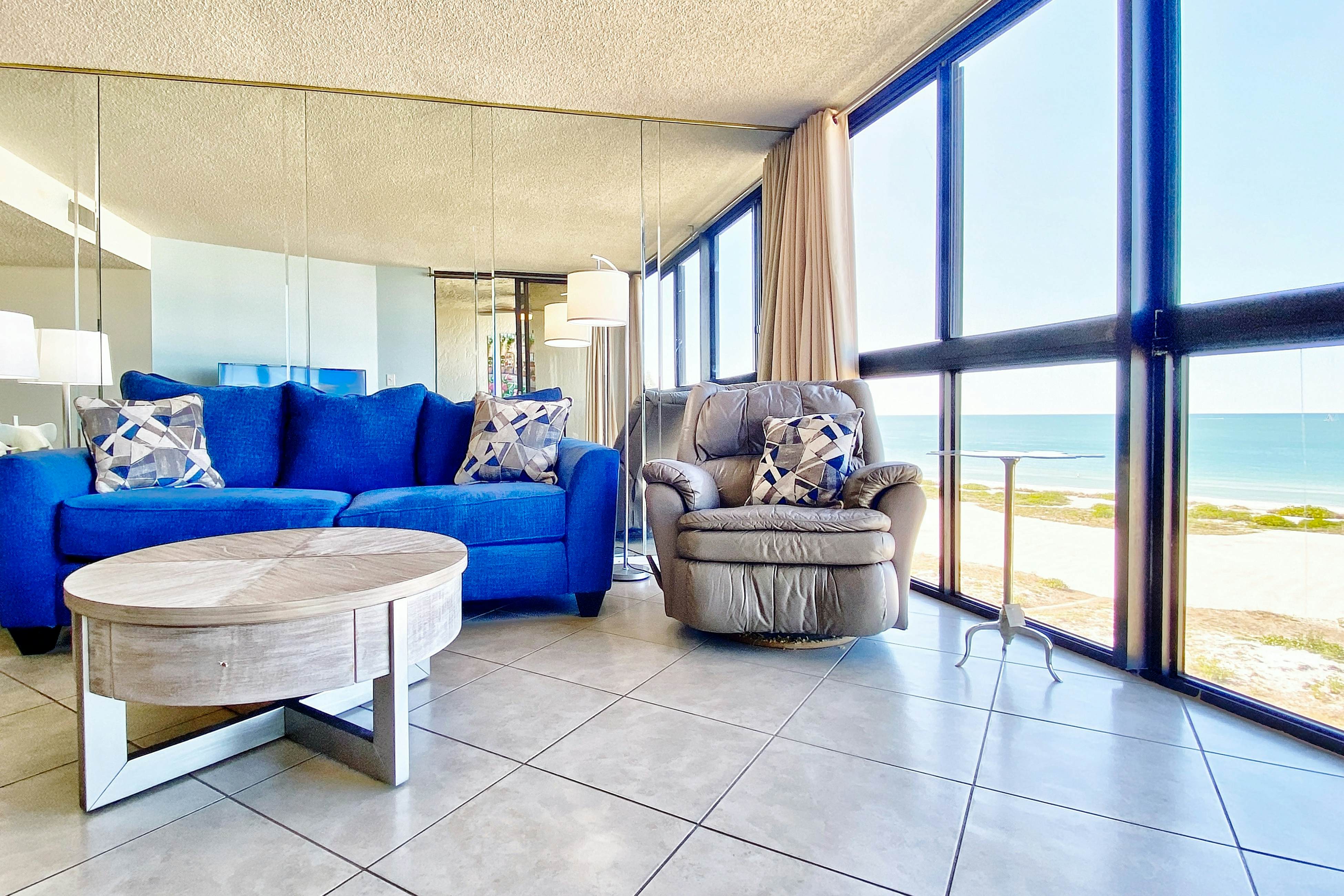 Stunning beachfront escape with heated pool, hot tub & Gulf-view balcony