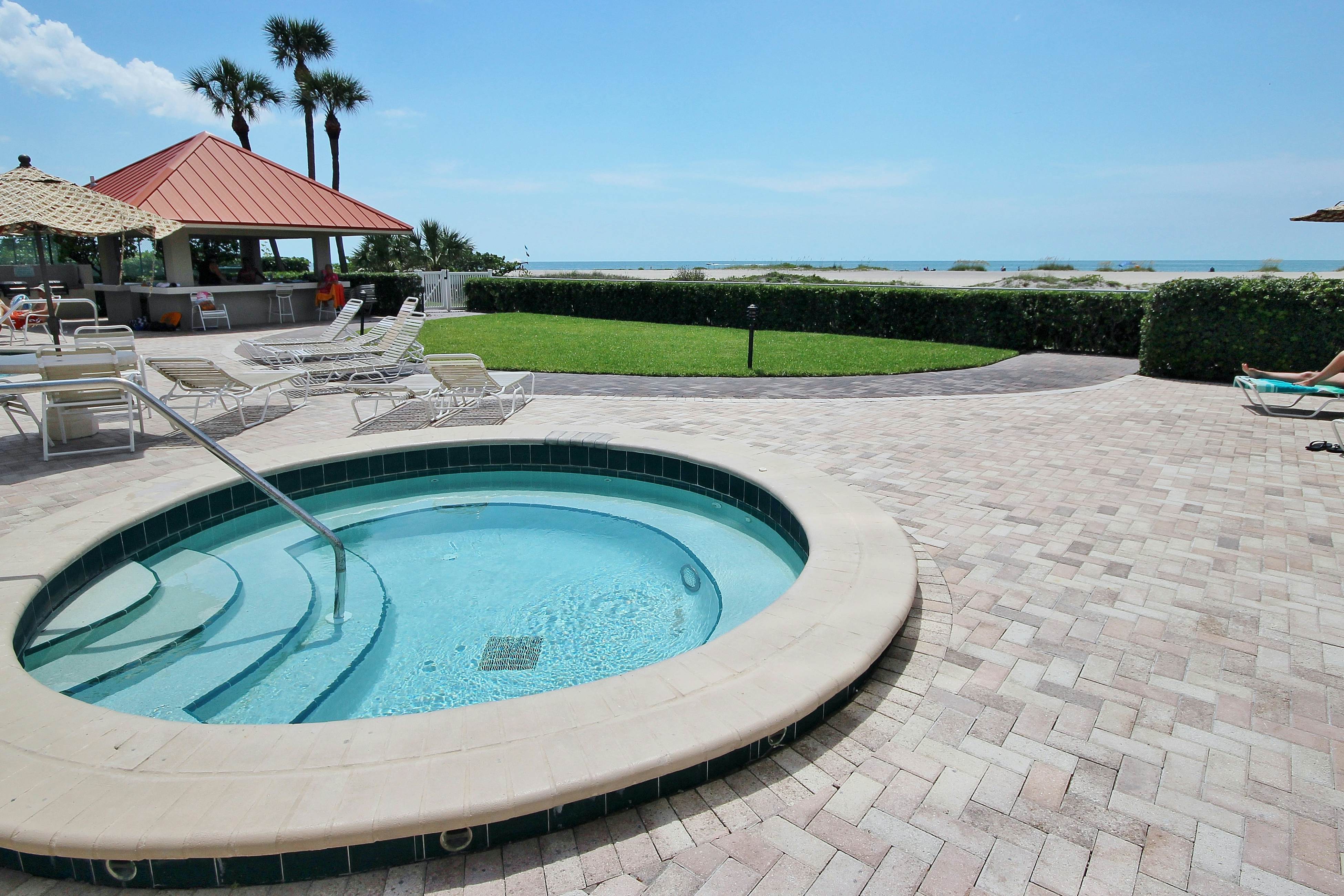 Stunning beachfront escape with heated pool, hot tub & Gulf-view balcony