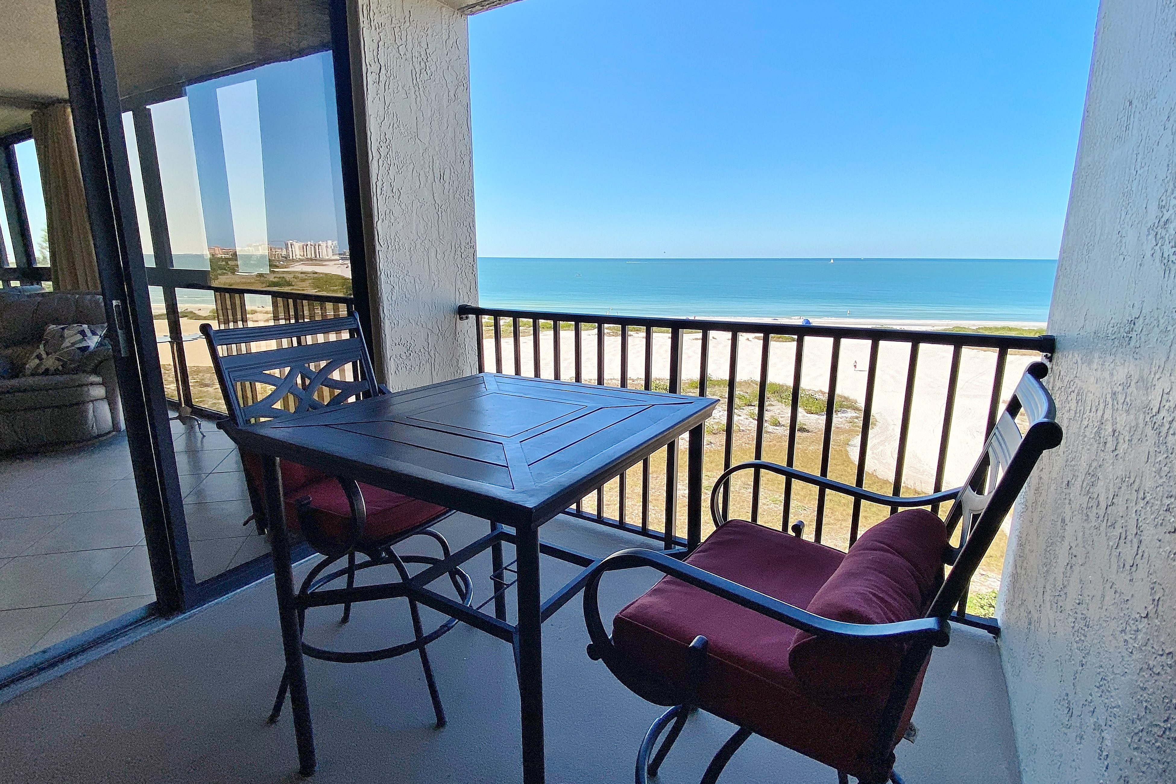 Stunning beachfront escape with heated pool hot tub and Gulf view balcony