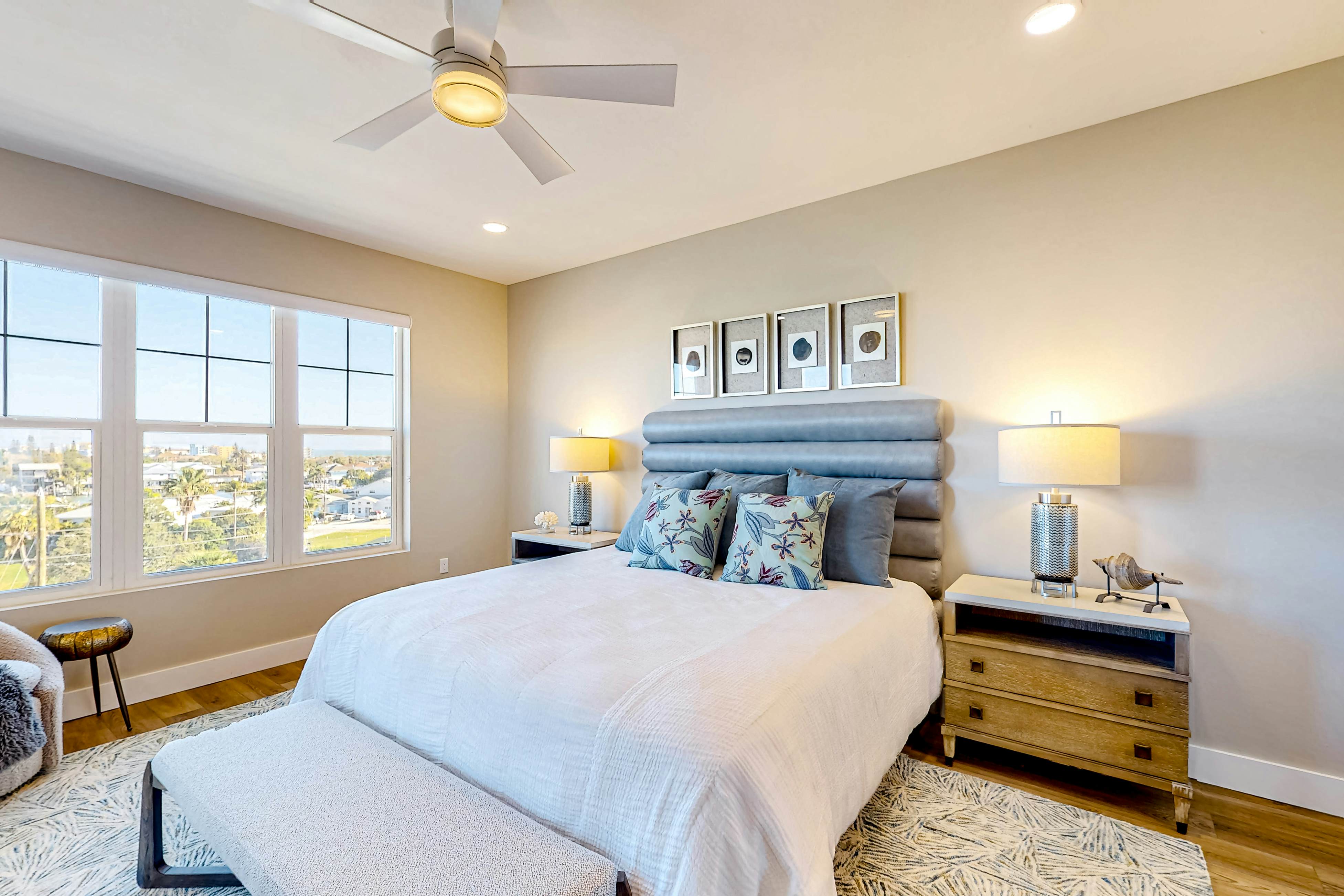 Brand-new condo steps to beach with balcony, pool, & hot tub - dog-friendly