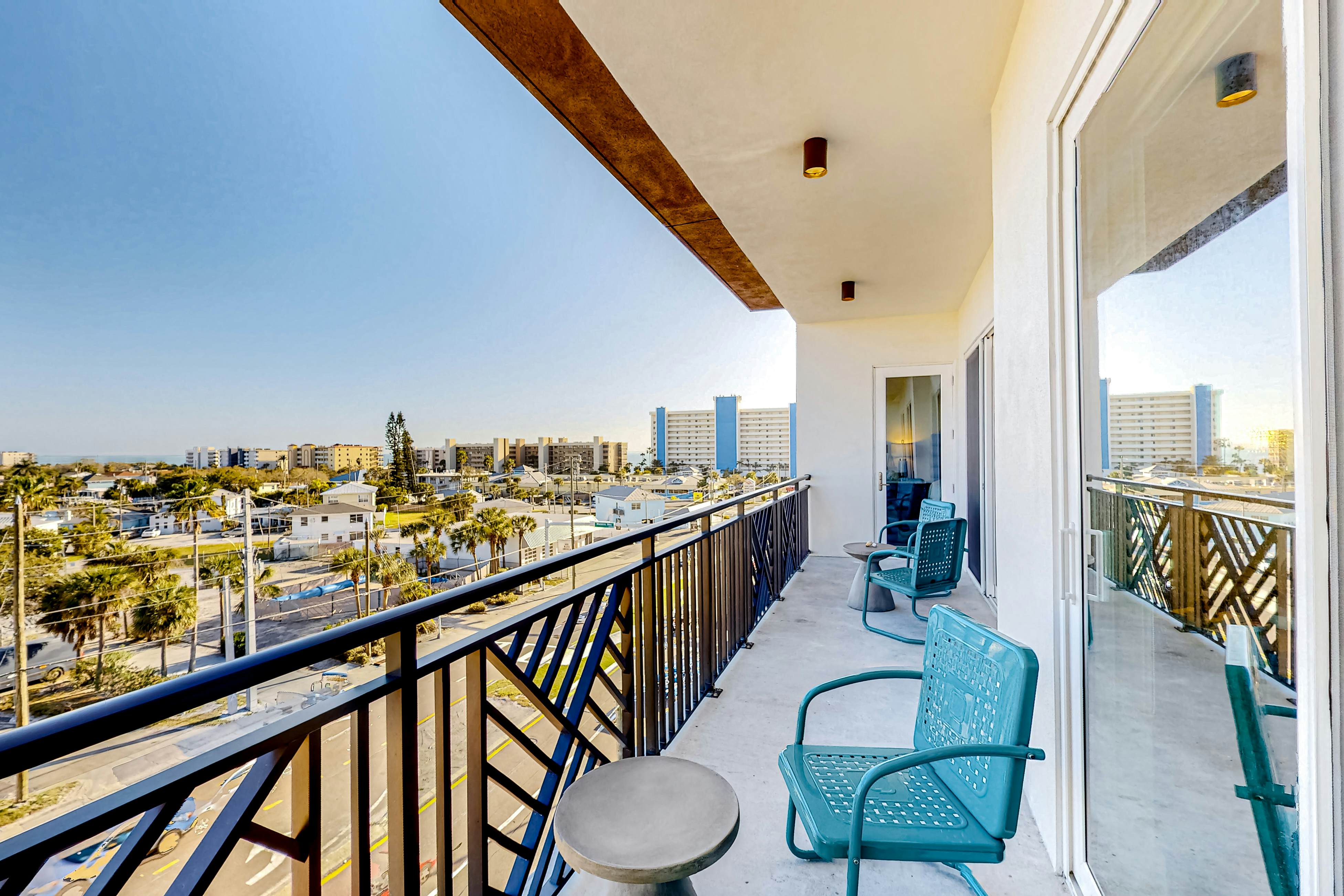 Brand-new condo steps to beach with balcony, pool, & hot tub - dog-friendly