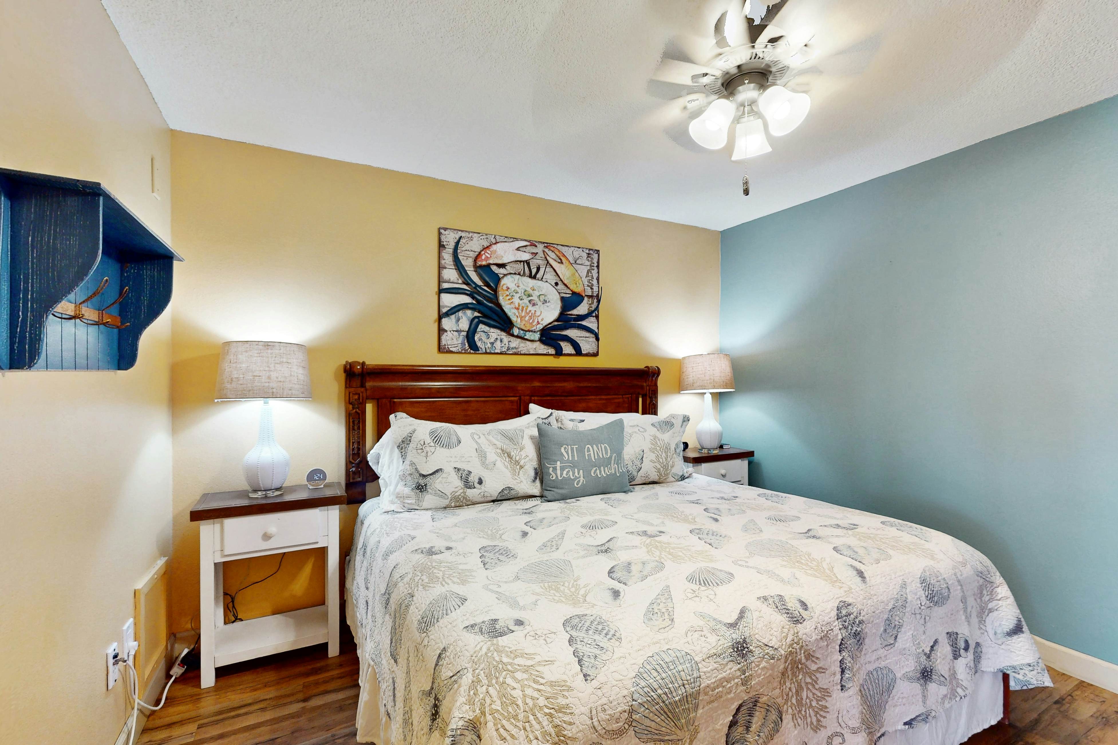 Gulf-front condo with pool, beach access, balcony & central AC - dog-friendly