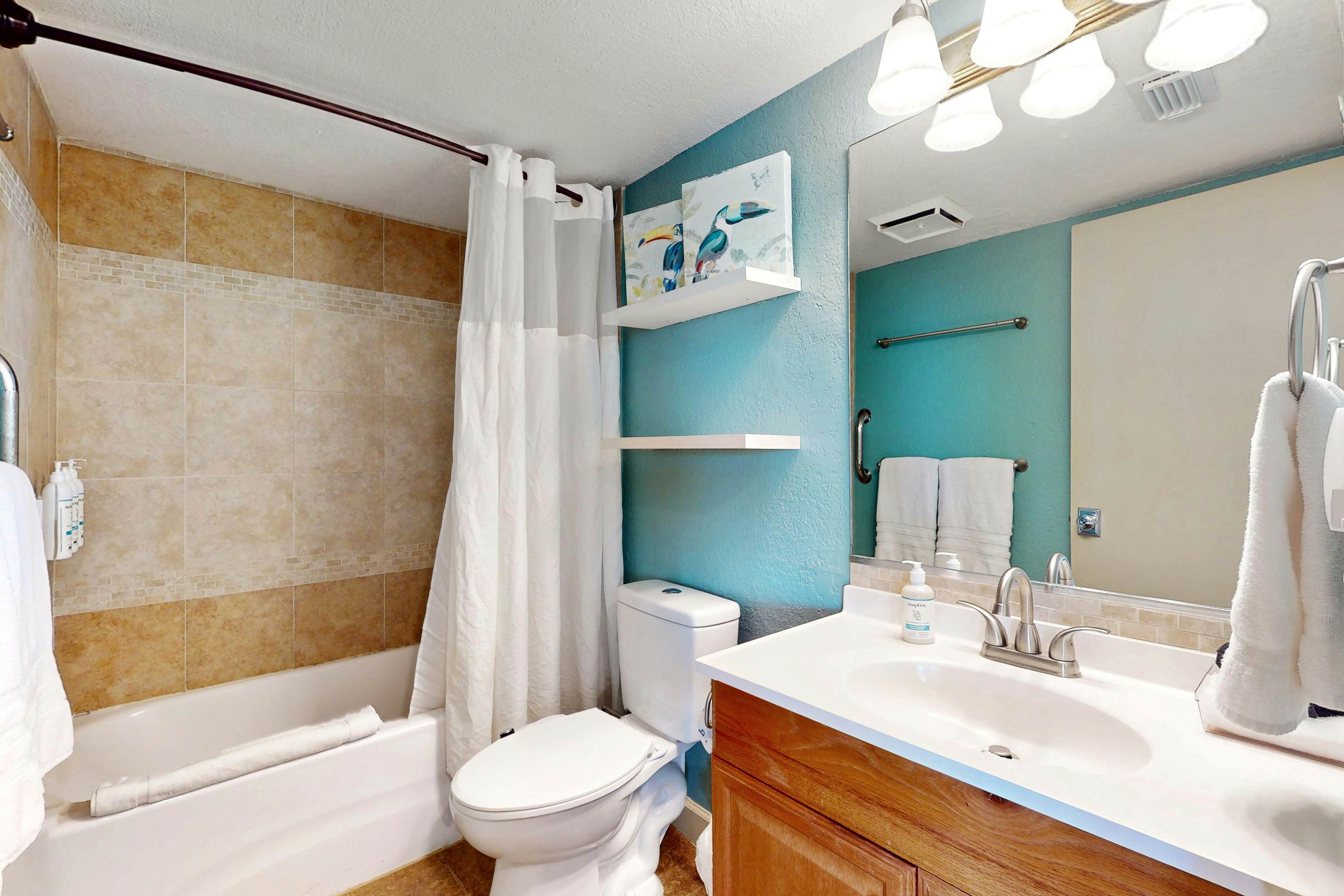 Gulf-front condo with pool, beach access, balcony & central AC - dog-friendly