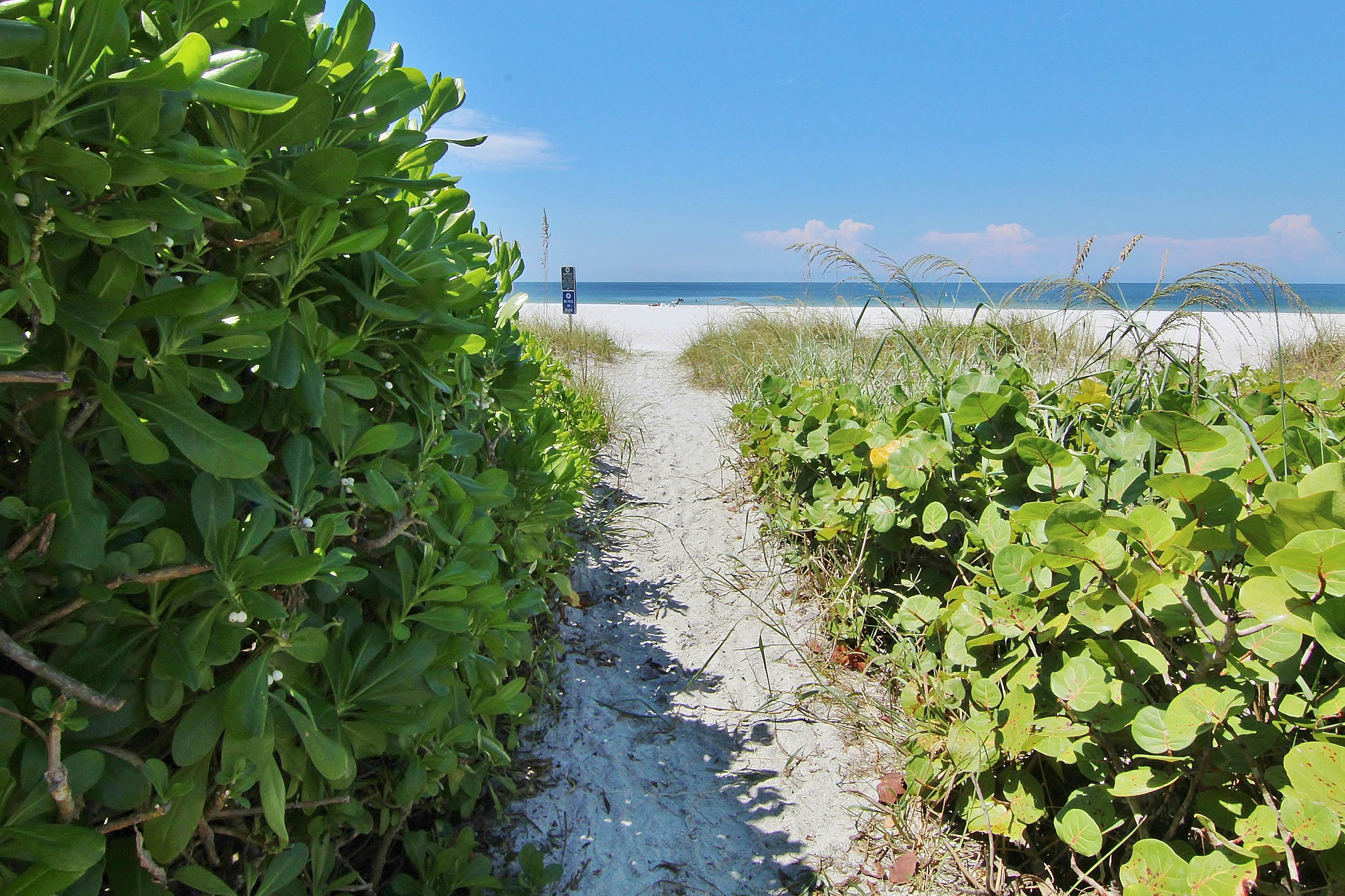 Gulf-front condo with pool, beach access, balcony & central AC - dog-friendly