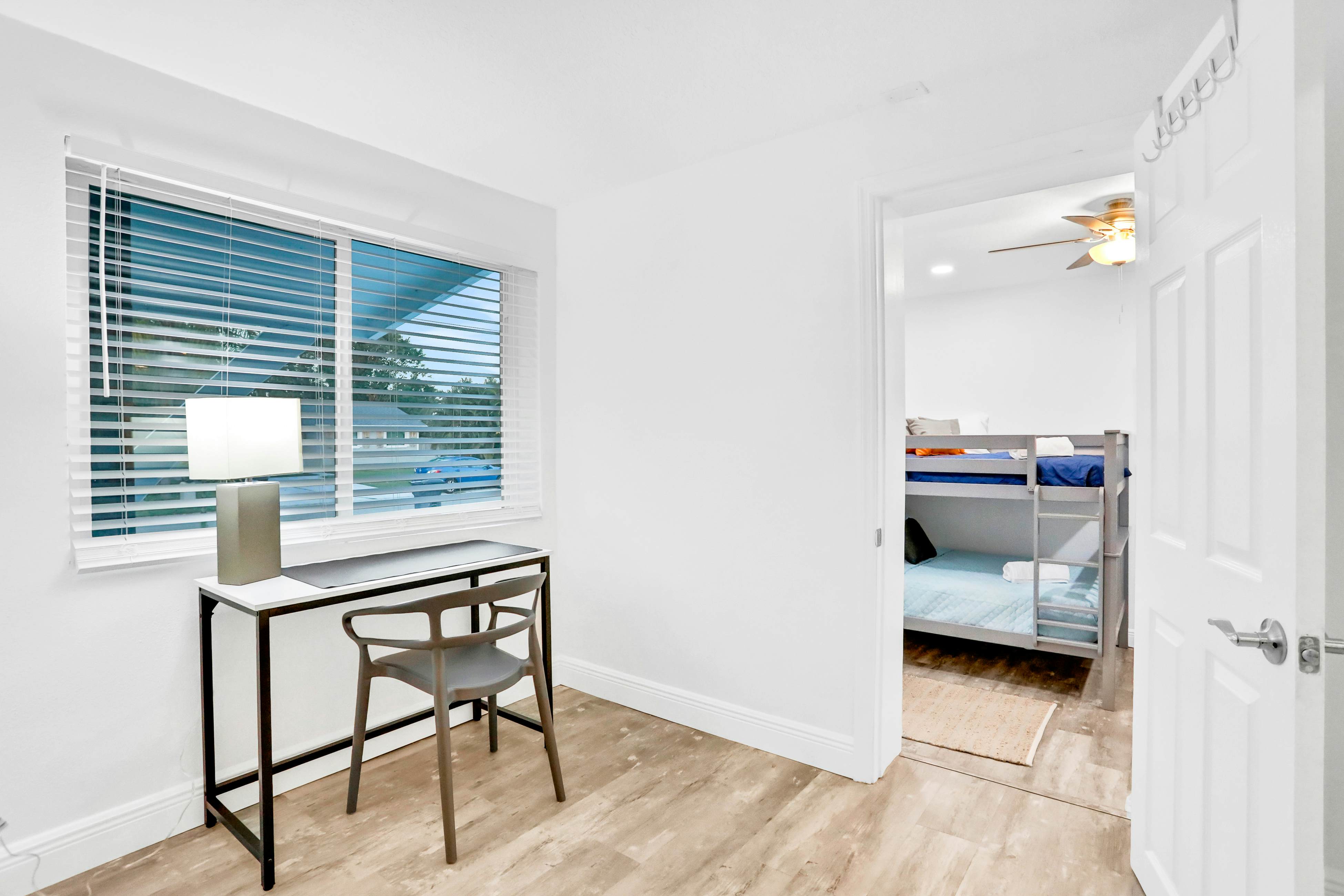 Dog-friendly tropical stay with a private pool, grill, game tables, & central AC