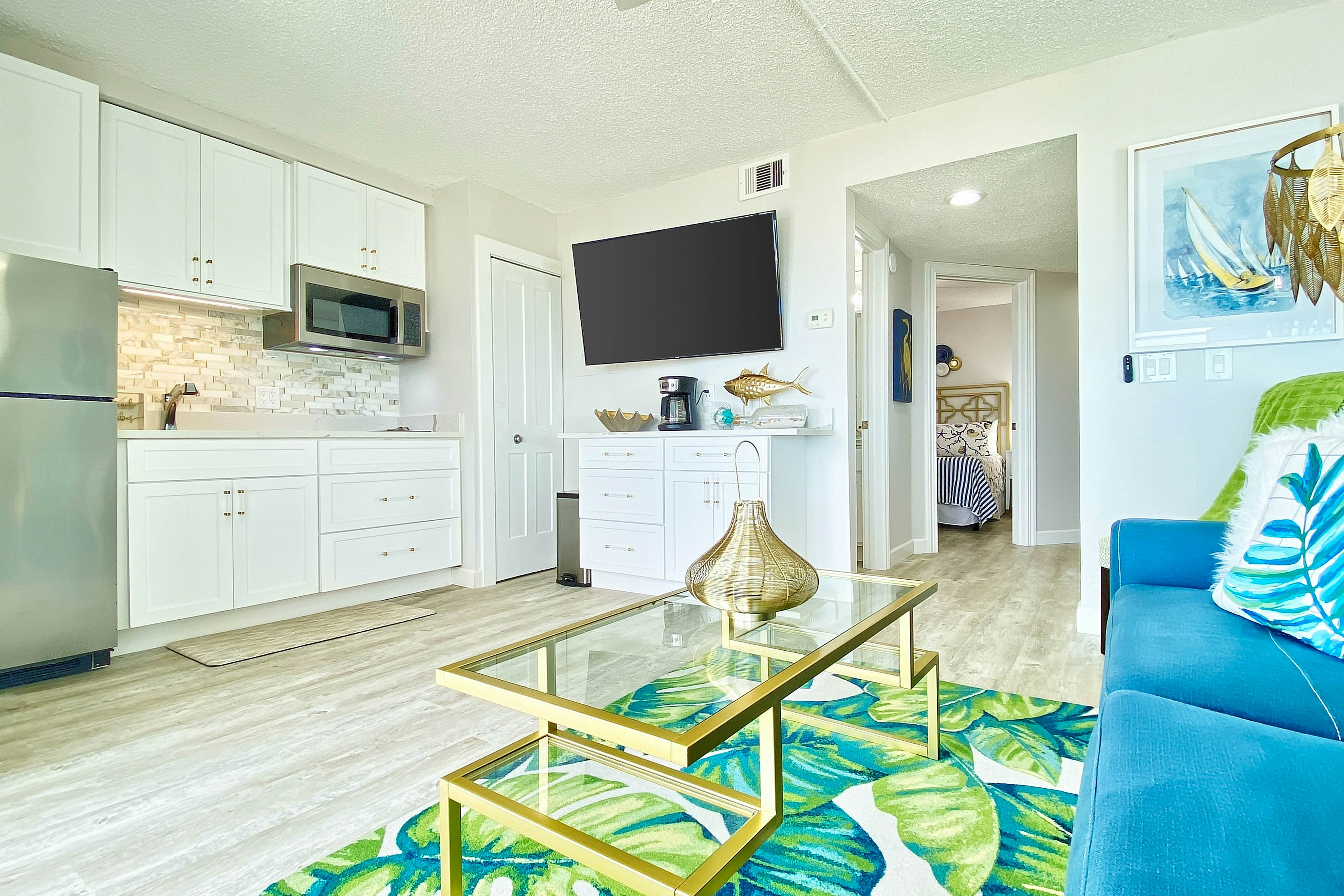 Inviting Gulf front condo with pool beach access private balcony and central AC