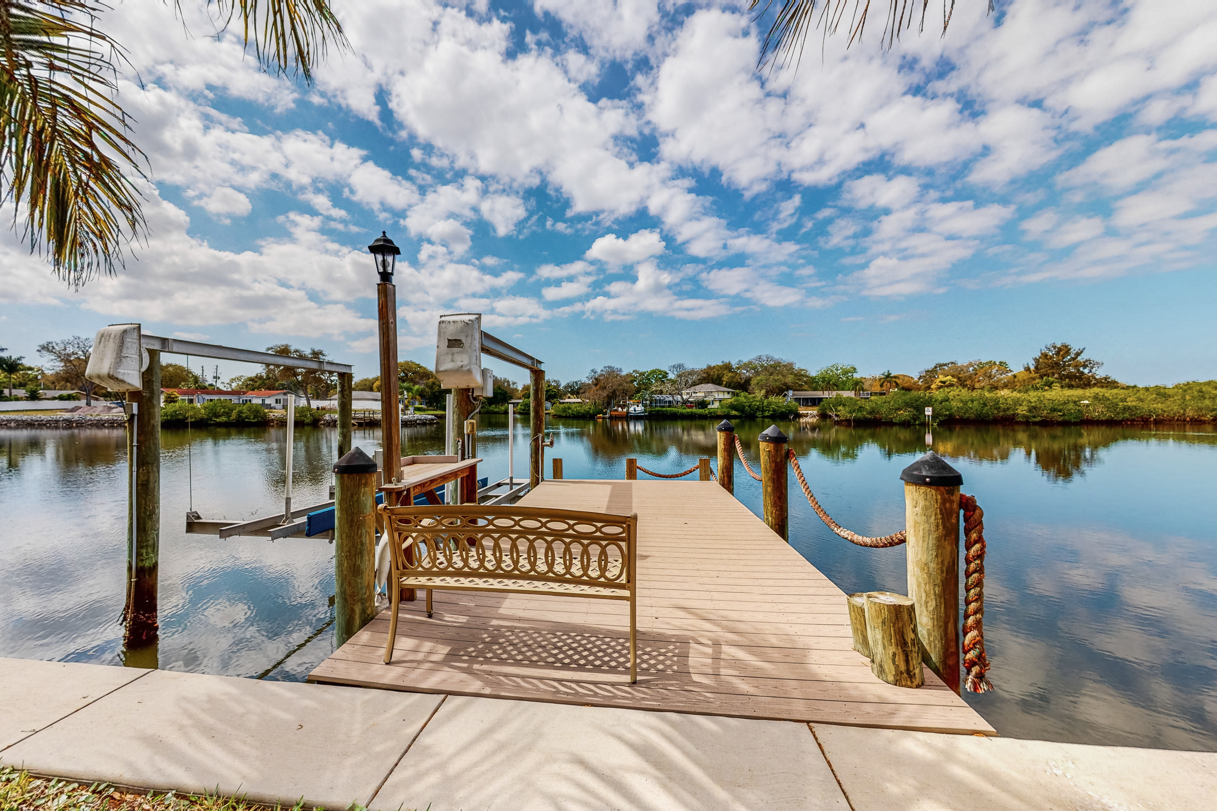 Unique Tropical Waterfront Retreat w/Private Dock, WiFi &Yard