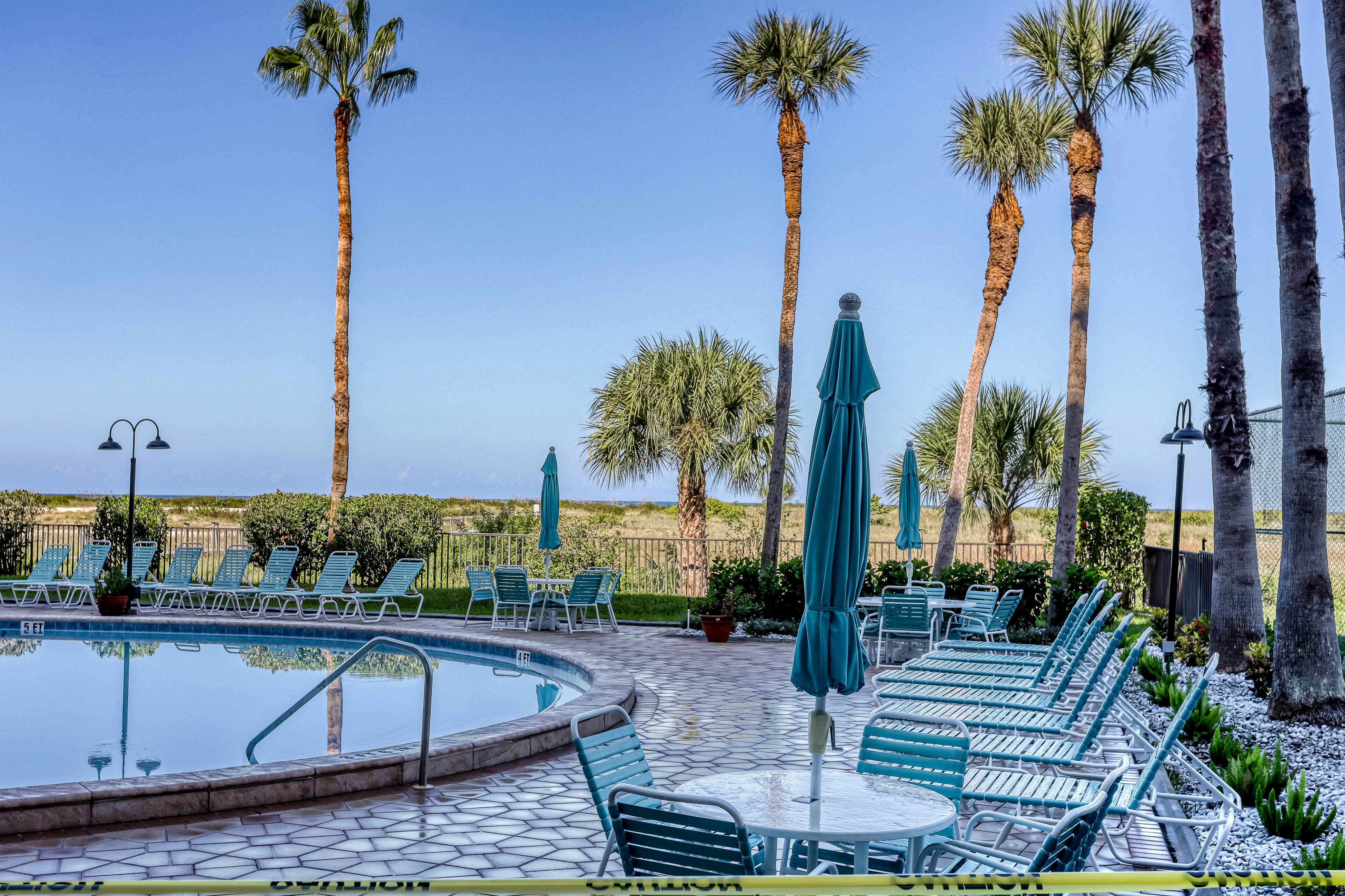 Second floor condo with pool and tennis court private WD and central AC