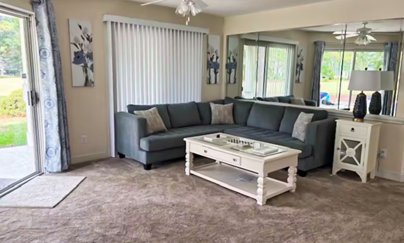 Coastal Condo with golf on-site, shared pool and fitness center