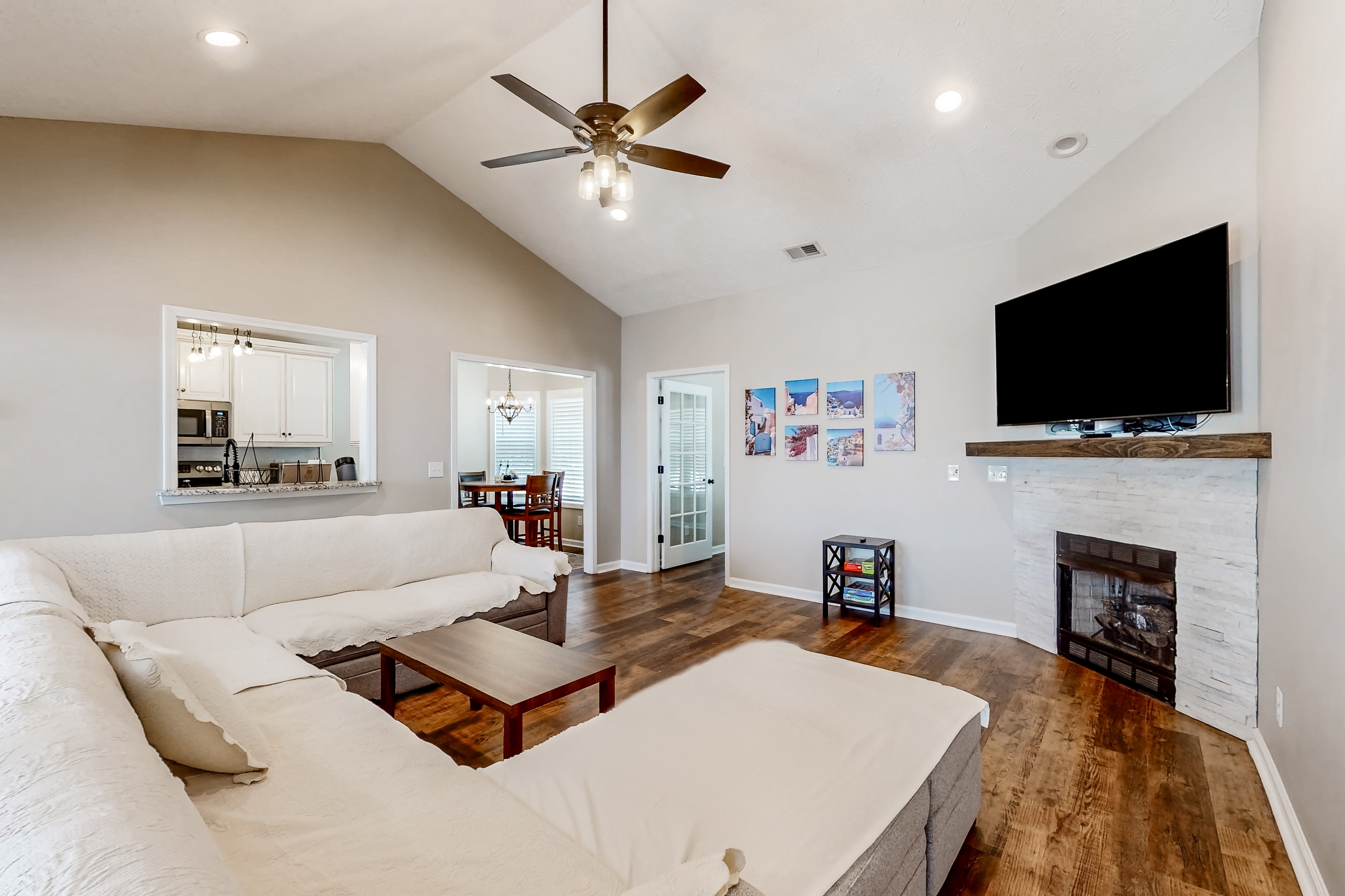 Dog-friendly coastal home with lovely patio, pool, & games - near beaches & golf