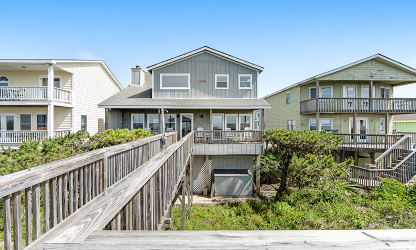 Fantastic Oceanfront Getaway w/ Patio, Deck, WiFi, Central AC, and Private W/D