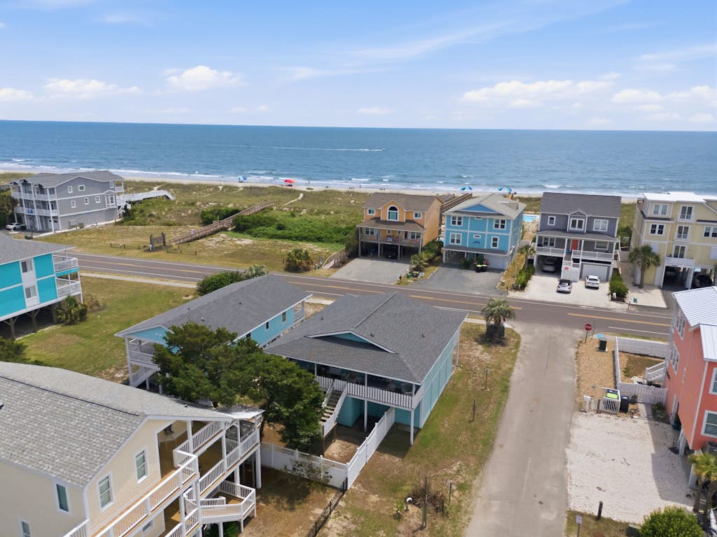 Second-Row Home with Beach Access, Fenced Backyard, 2 Covered Porches & WiFi