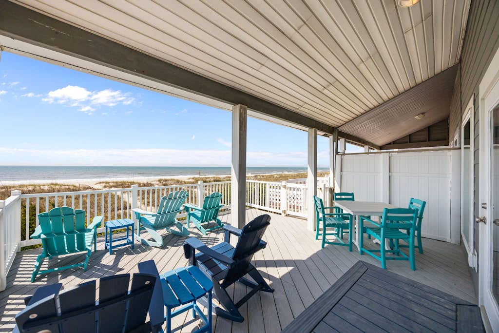 OCEAN BLISS with Private Boardwalk, Deck & A/C