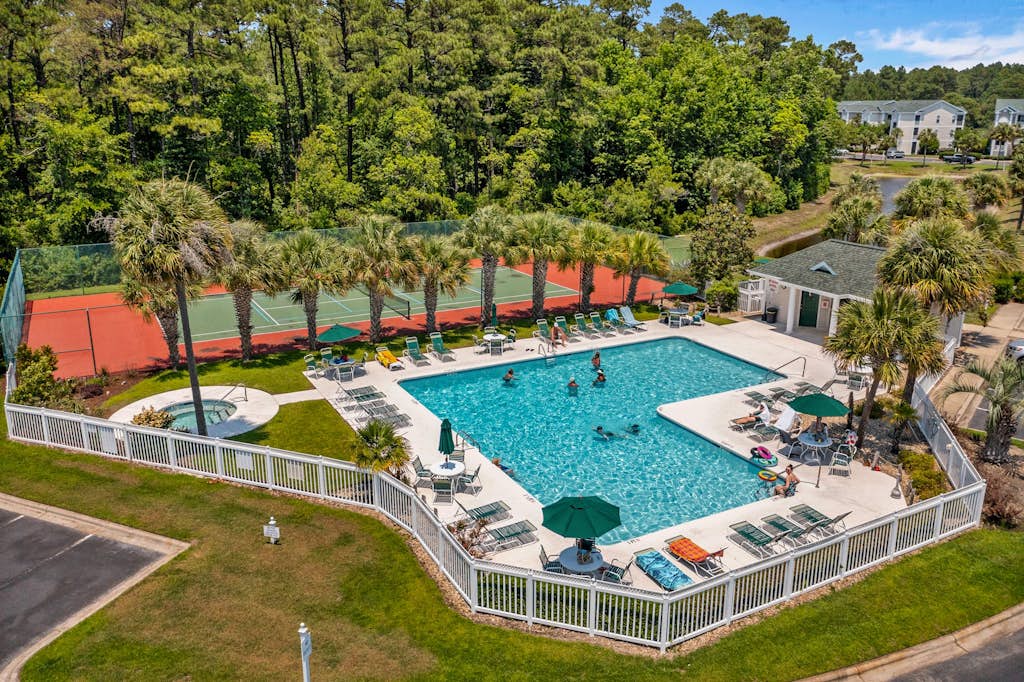 Coral Hideaway: Balcony | Pool | Dog Friendly
