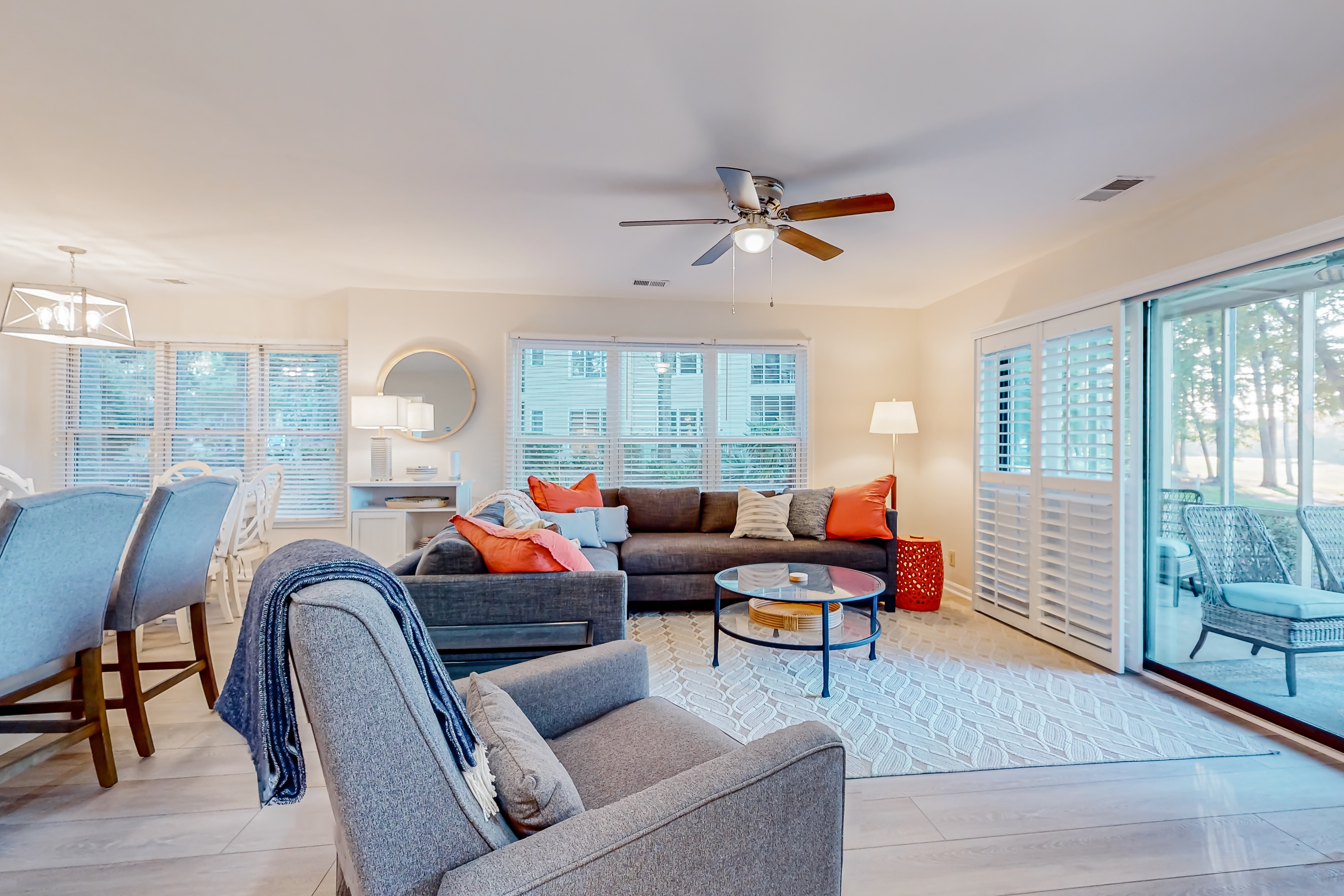 Modern condo with sunroom - dog and snowbird-friendly