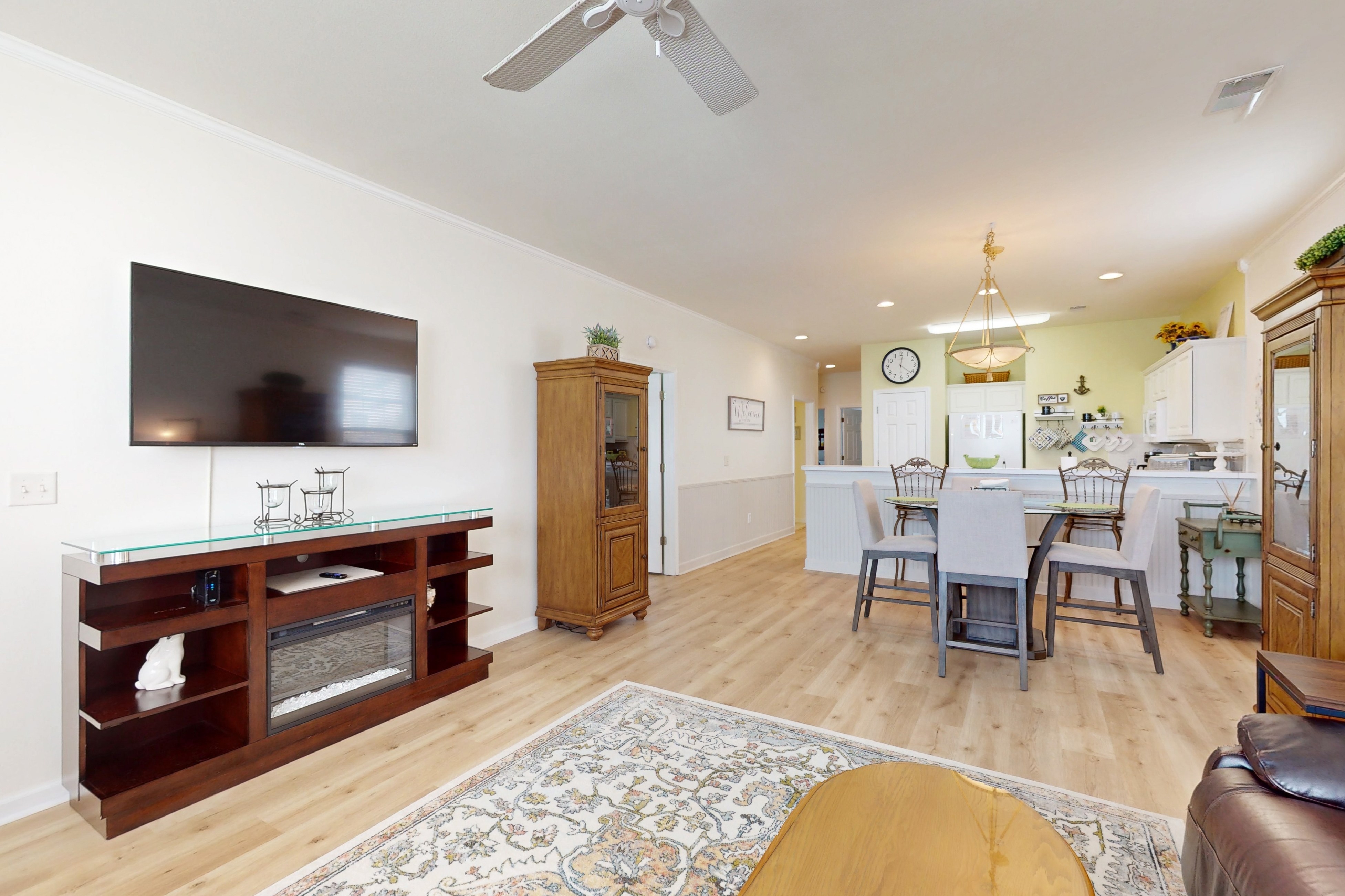 Dog-friendly water view condo with AC & access to pools, tennis, & hot tub