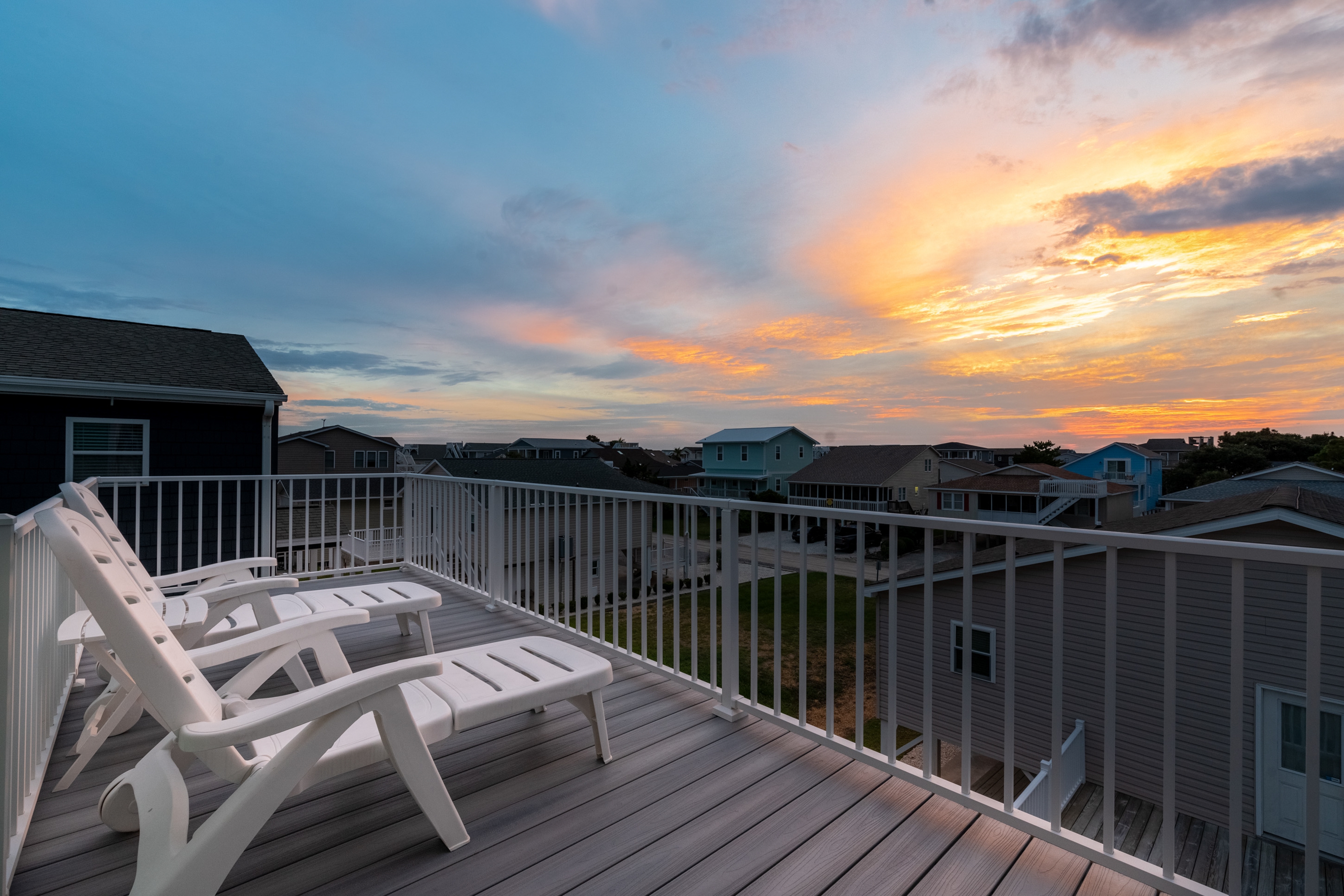 Brand-new home with ocean views from almost every room with double balconies