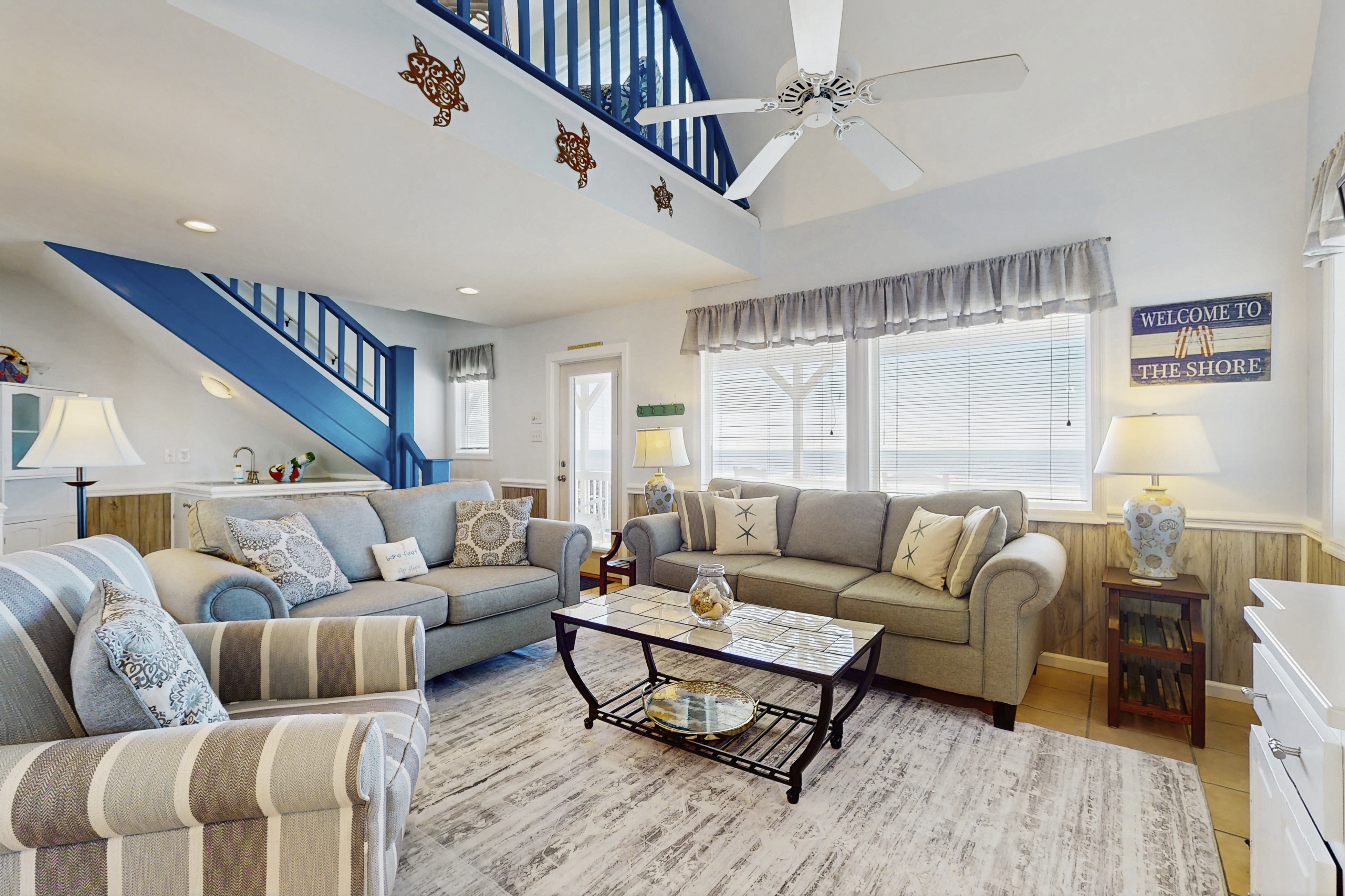 Barefeet Retreat: Oceanfront home with a Private Beach Access and Spacious Covered Porches