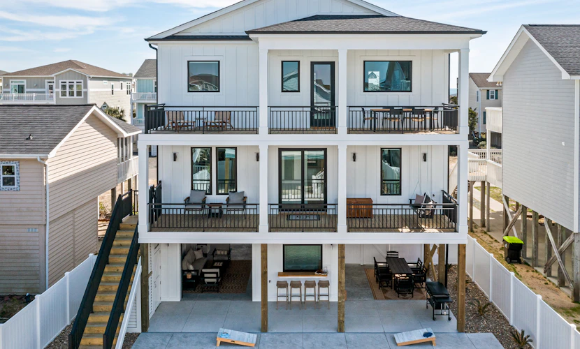 Luxury Modern Beach House | Heated Pool, Golf Cart & More!