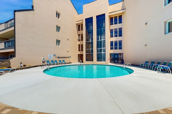 Stunning ocean-front condo with shared pool and direct beach access