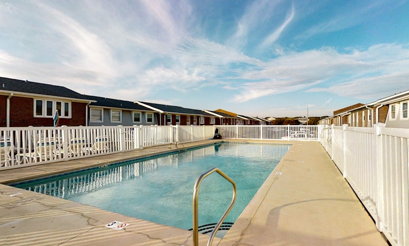 Townhouse Style Condo with Great Ocean View and Shared Outdoor Pool