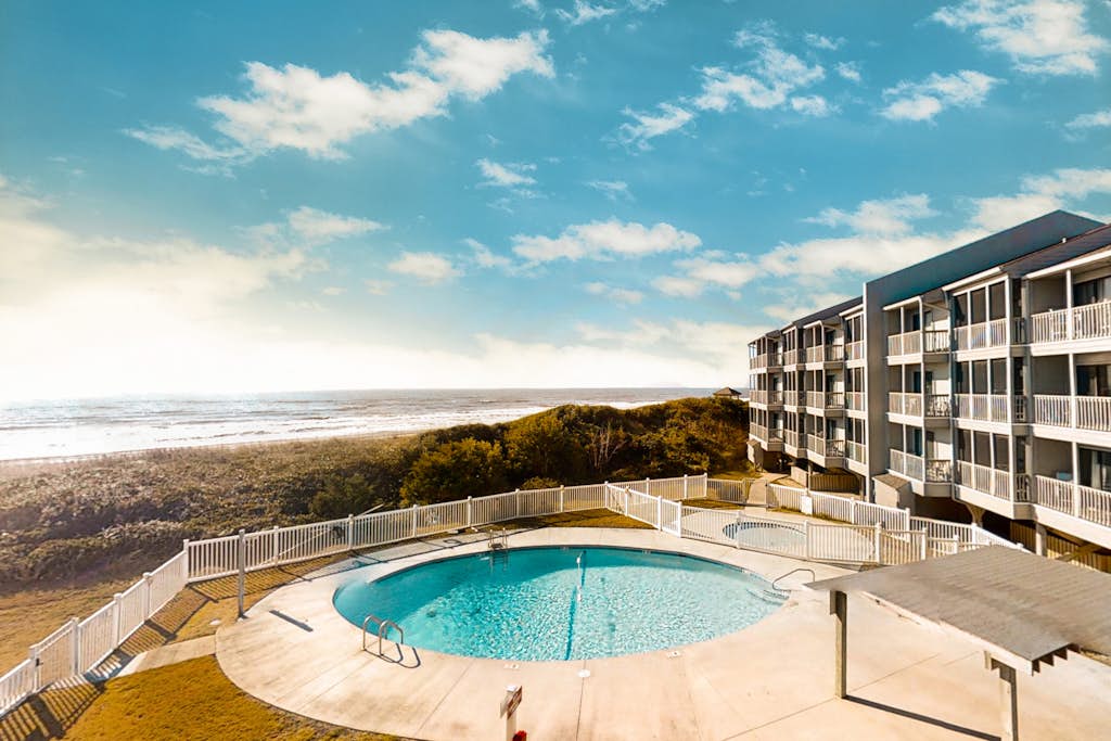 2nd-Floor Condo in Oceanfront Location w/Shared Pool, Balcony, Free WiFi