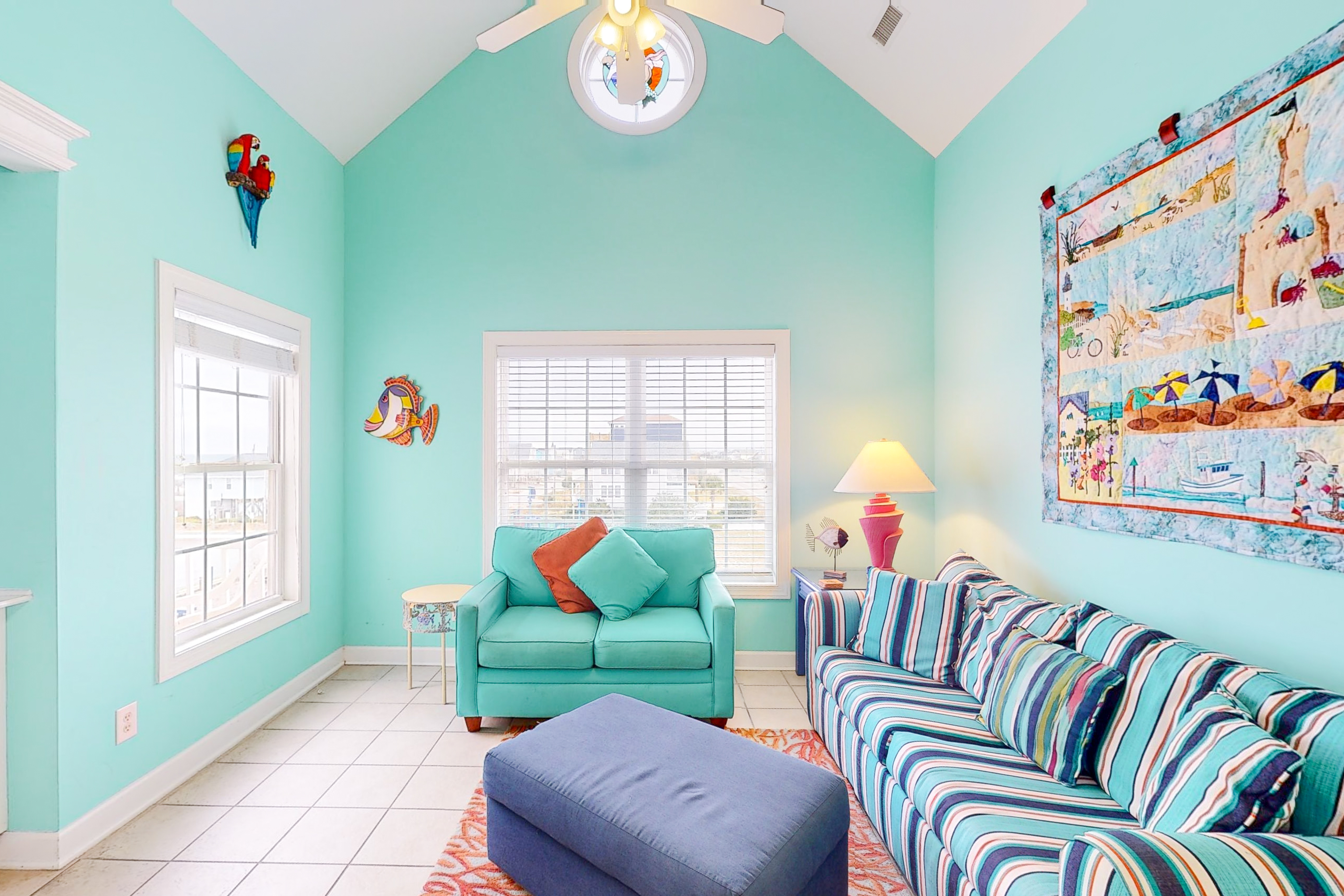 Ocean-view townhome with pool access, playground, outdoor shower - dog-friendly