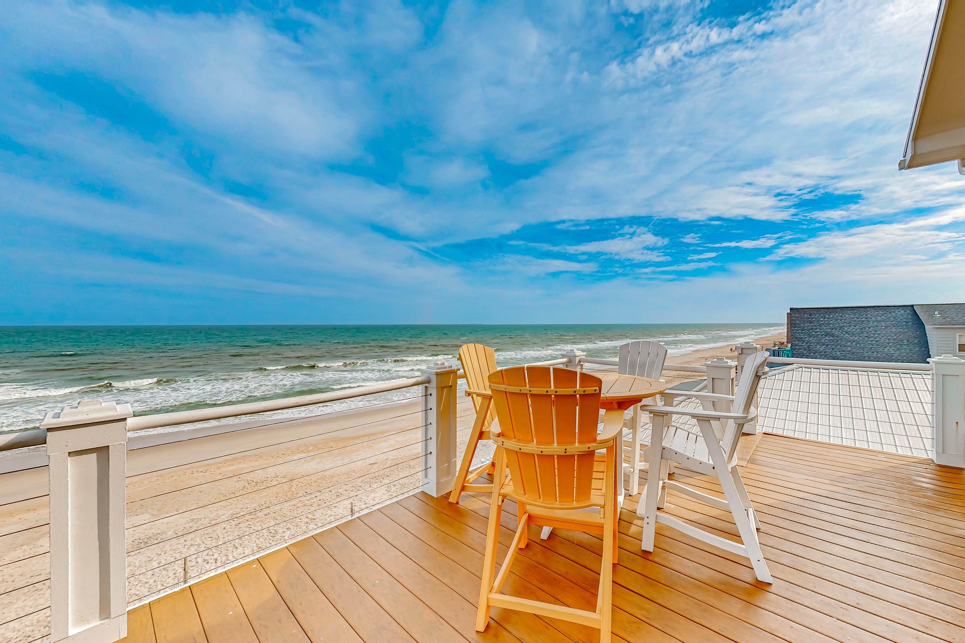 Beachfront home with beach access, private hot tub, pool, elevator, & game room