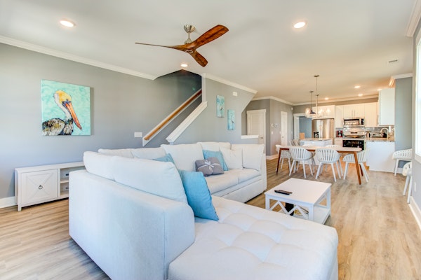 Modern luxe townhome with two balconies, AC, & W/D - dog-friendly