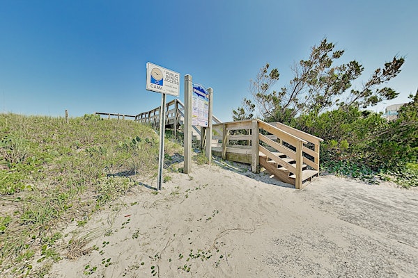 Oceanfront Townhouse with Balconies, Deck & Beach Views | Steps to Shore