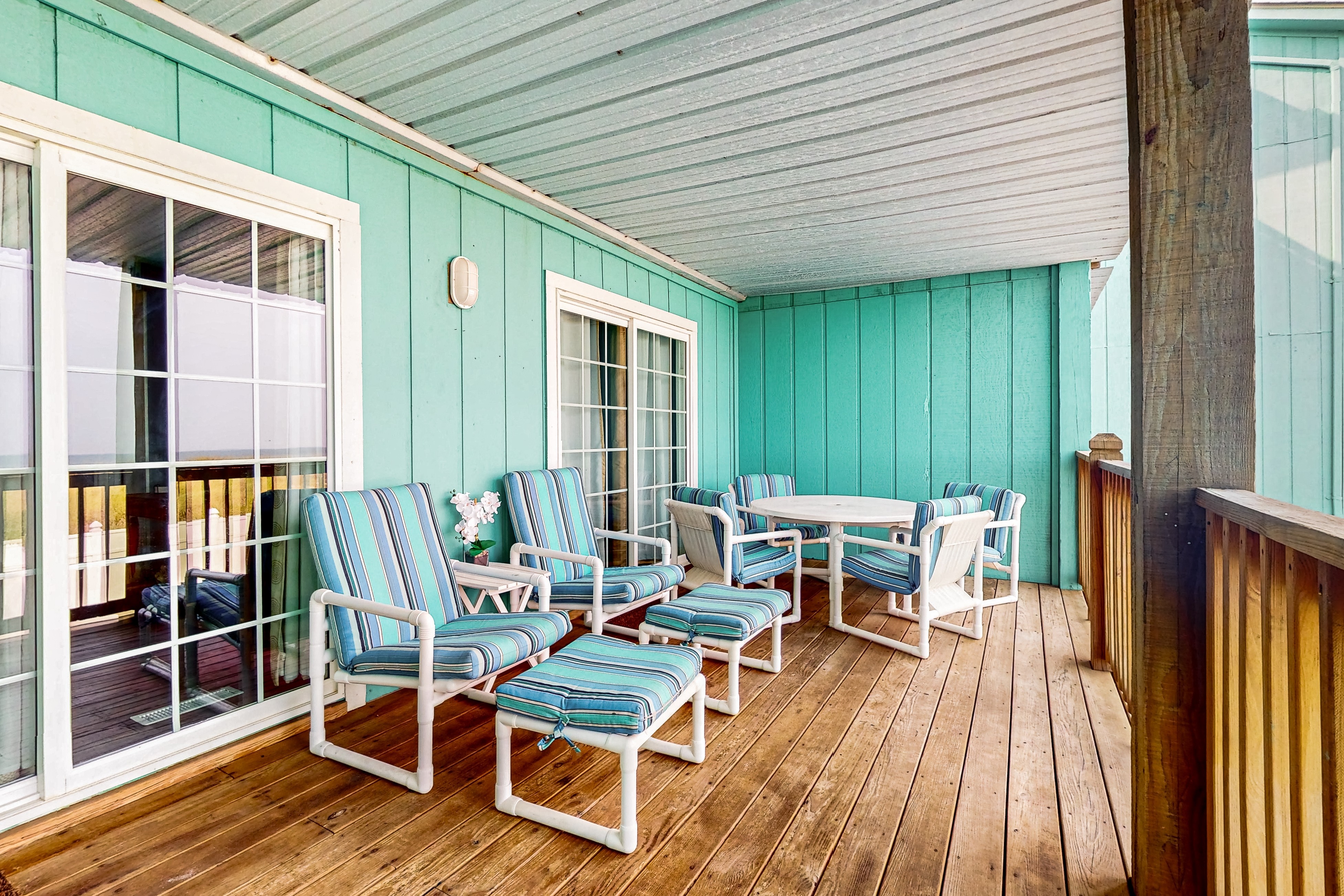 Dog-friendly, oceanfront condo with shared pool and beach access