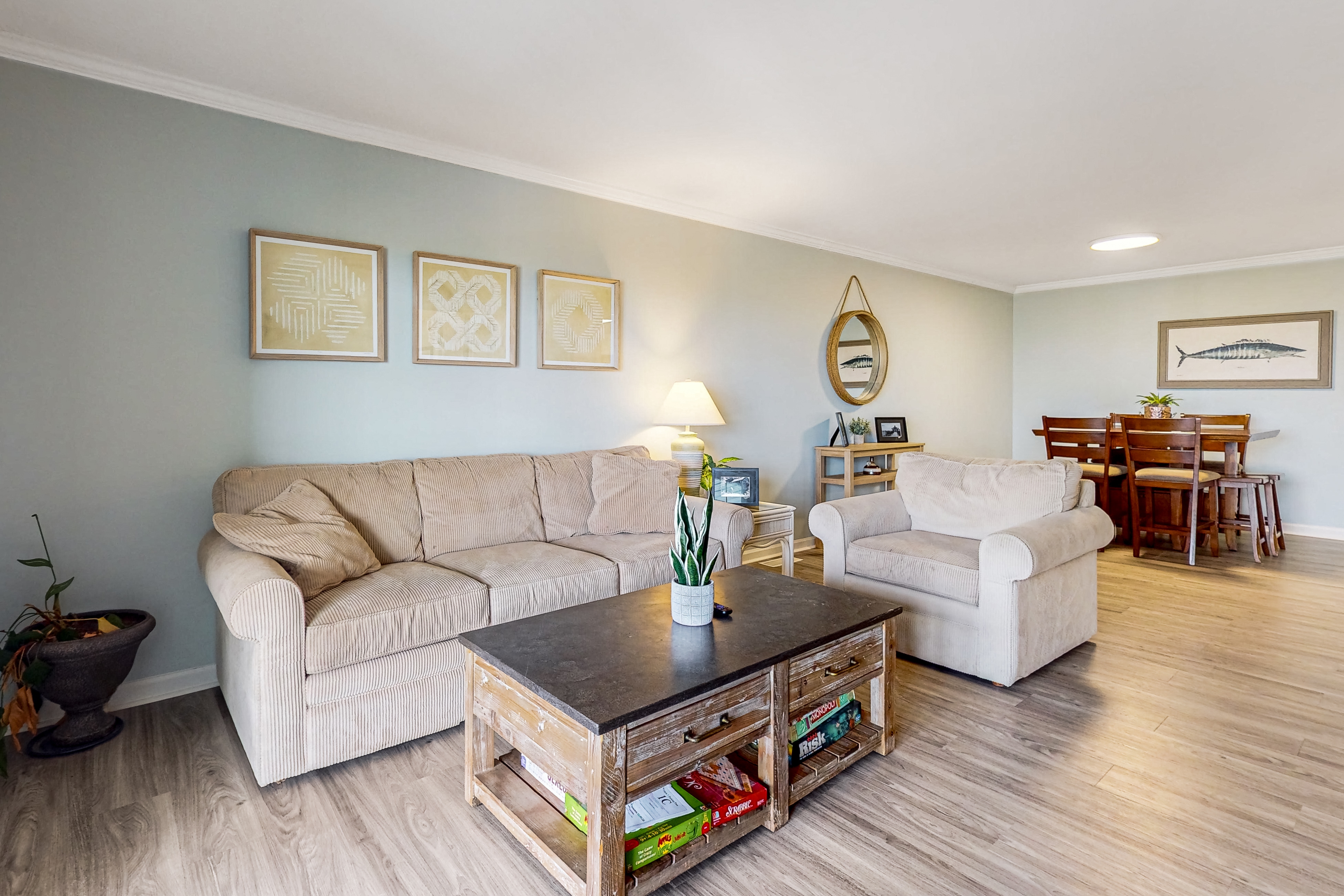 Dog-friendly, oceanfront condo with shared pool and beach access