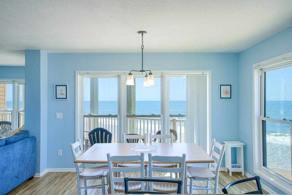 Topsail Dunes end unit - sunrise & sunset views - oceanfront pool & beach access