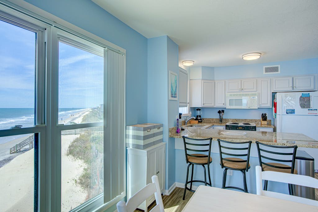Topsail Dunes end unit - sunrise & sunset views - oceanfront pool & beach access