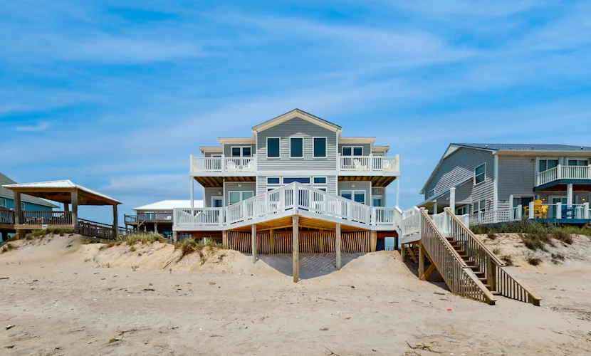 Oceanfront home steps from beach with recent thoughtful upgrades