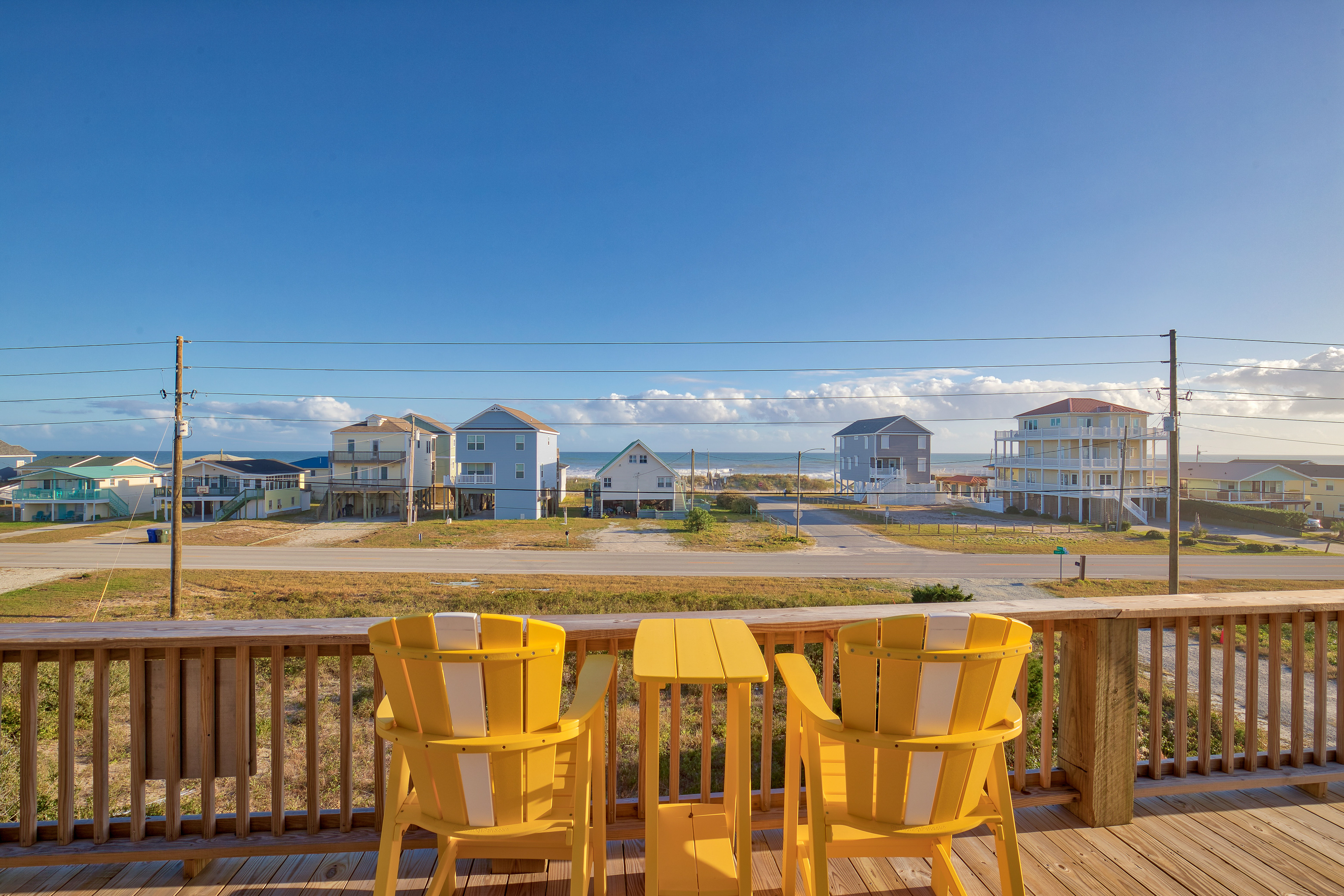 Ocean-view beach home - private hot tub, central AC & fireplace - dog-friendly