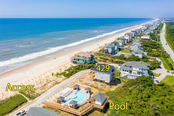 Ocean-view beach home with private hot tub, elevator & pool access- dog-friendly