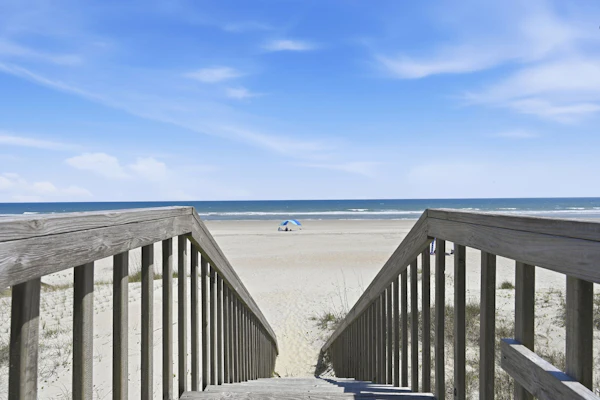 Beachfront home with ocean views, private beach access, elevator, & jetted tub