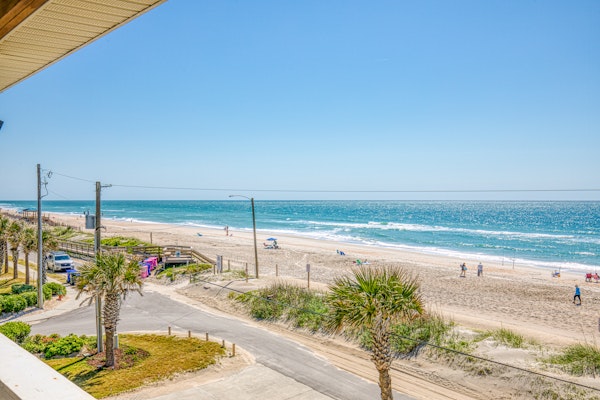 Multi-level beachfront home with private heated pool, elevator, beach access, AC
