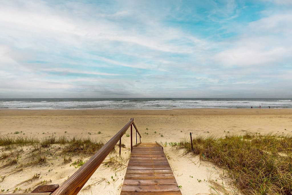 Oceanfront home with a washer/dryer, hot tub, game room & central AC