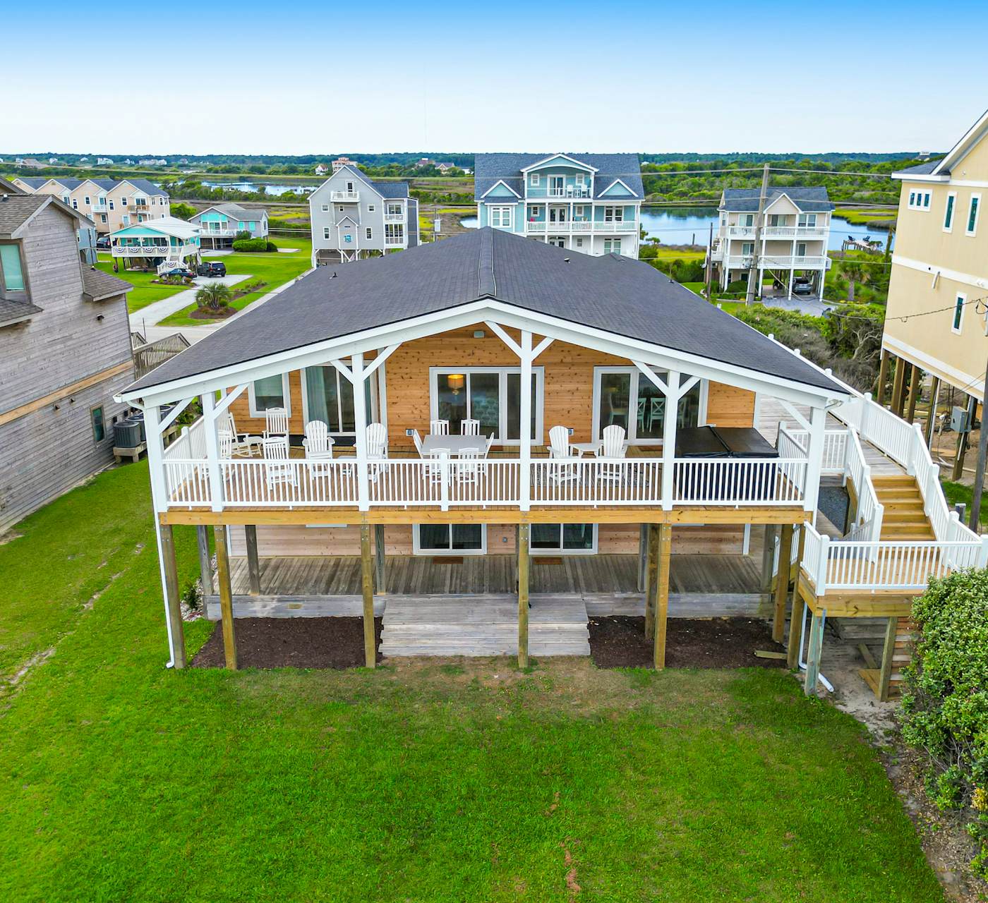 NTB3592 Beachfront Bliss | 8 Bed North Topsail Beach, NC House