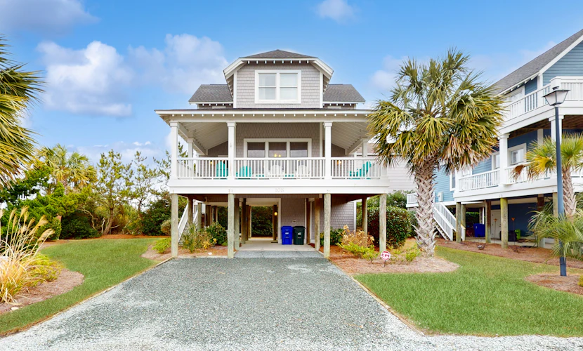 Coastal Retreat with Covered Deck & Access to Community Pool – Walk to Beach