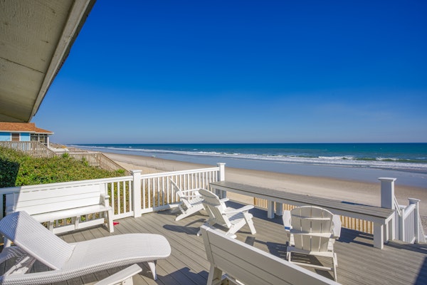 Oceanfront home with private beach access, ocean views & outdoor shower