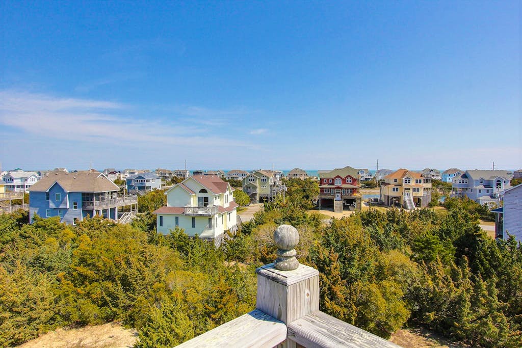 Dog-friendly home with private pool, hot tub, foosball, & AC - walk to beach
