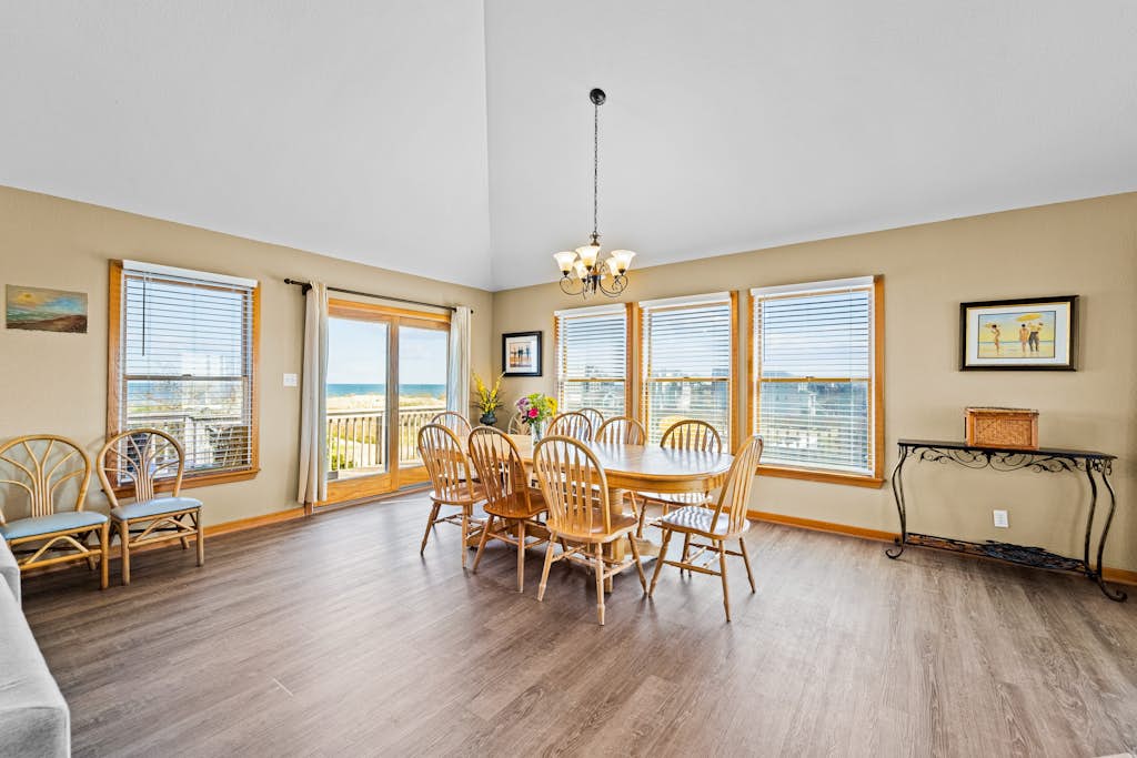 Ocean-view home with pool, hot tub, grill, decks & pool table