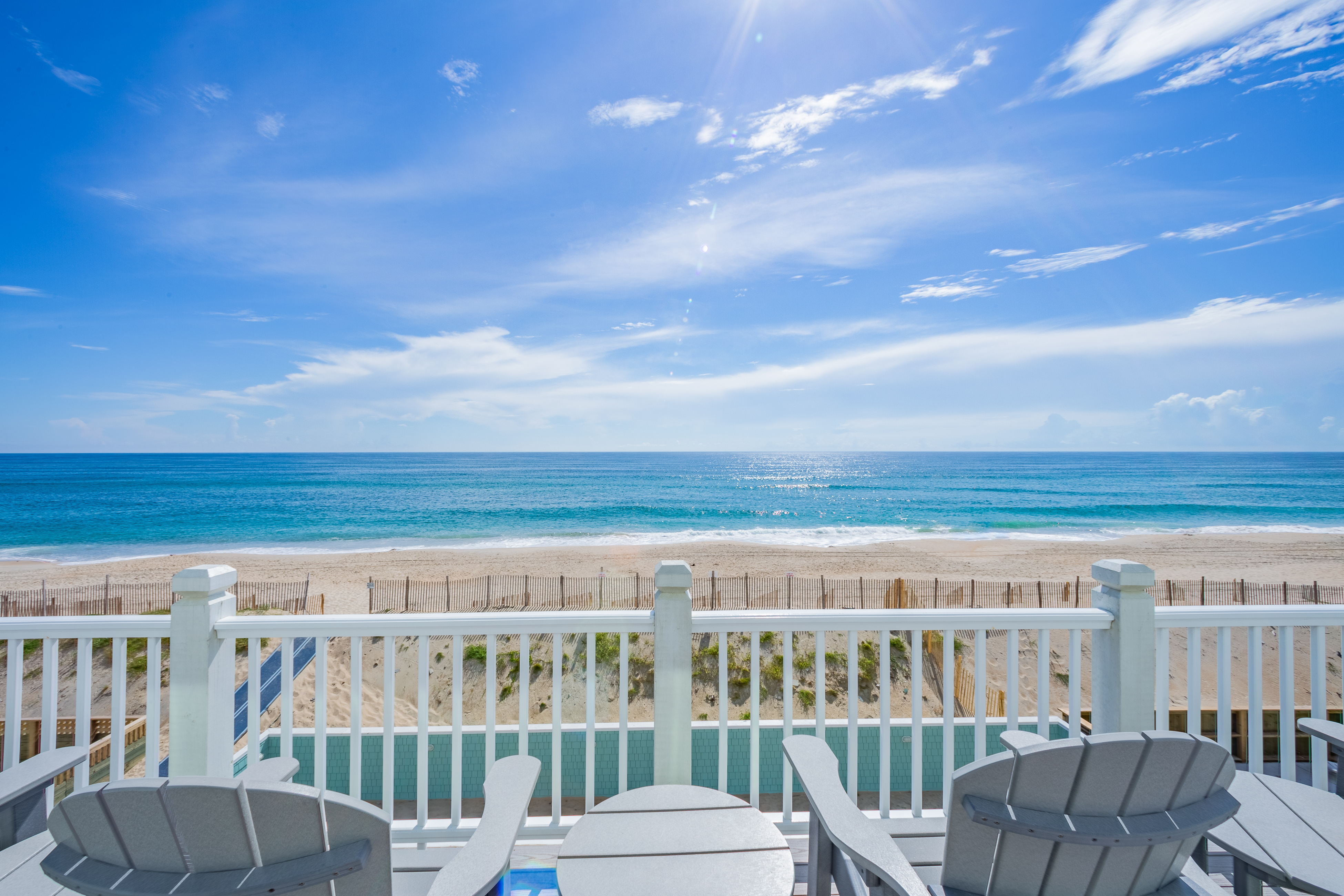 Lovely beachfront home with hot tub, pool, game room, & central AC