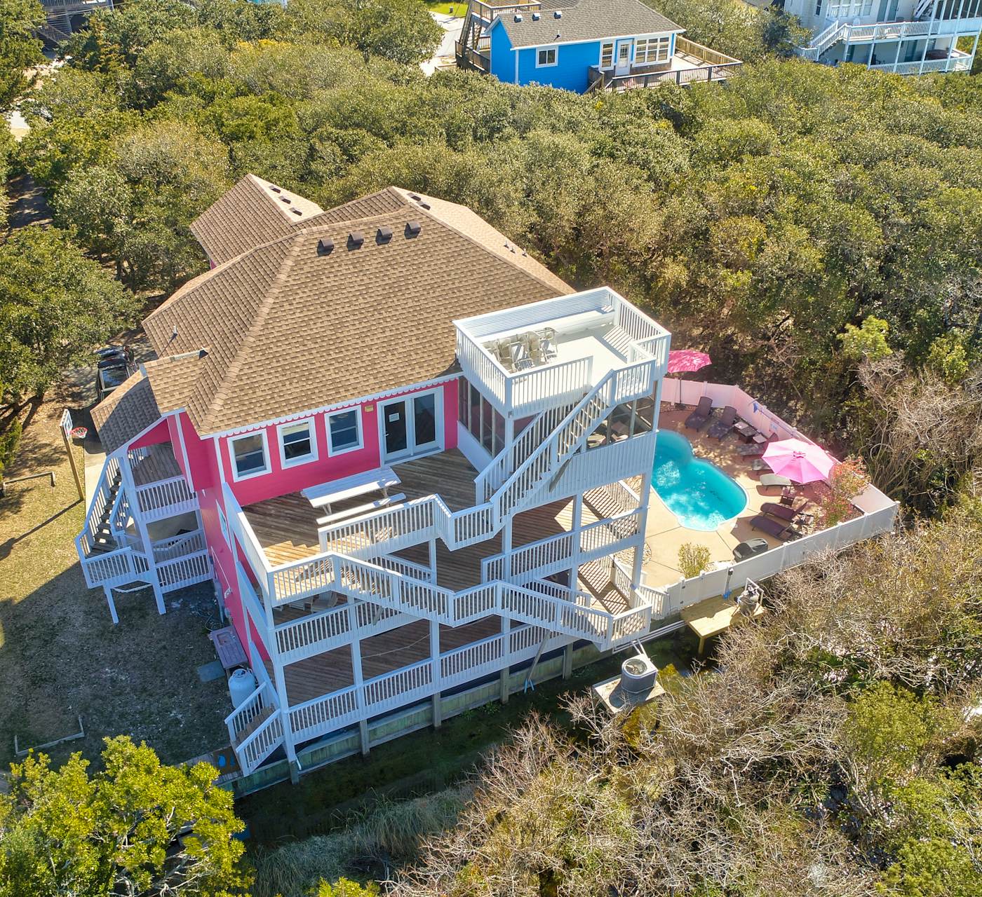 The Pink Flamingo | 7 Bed Avon, NC House | Vacasa
