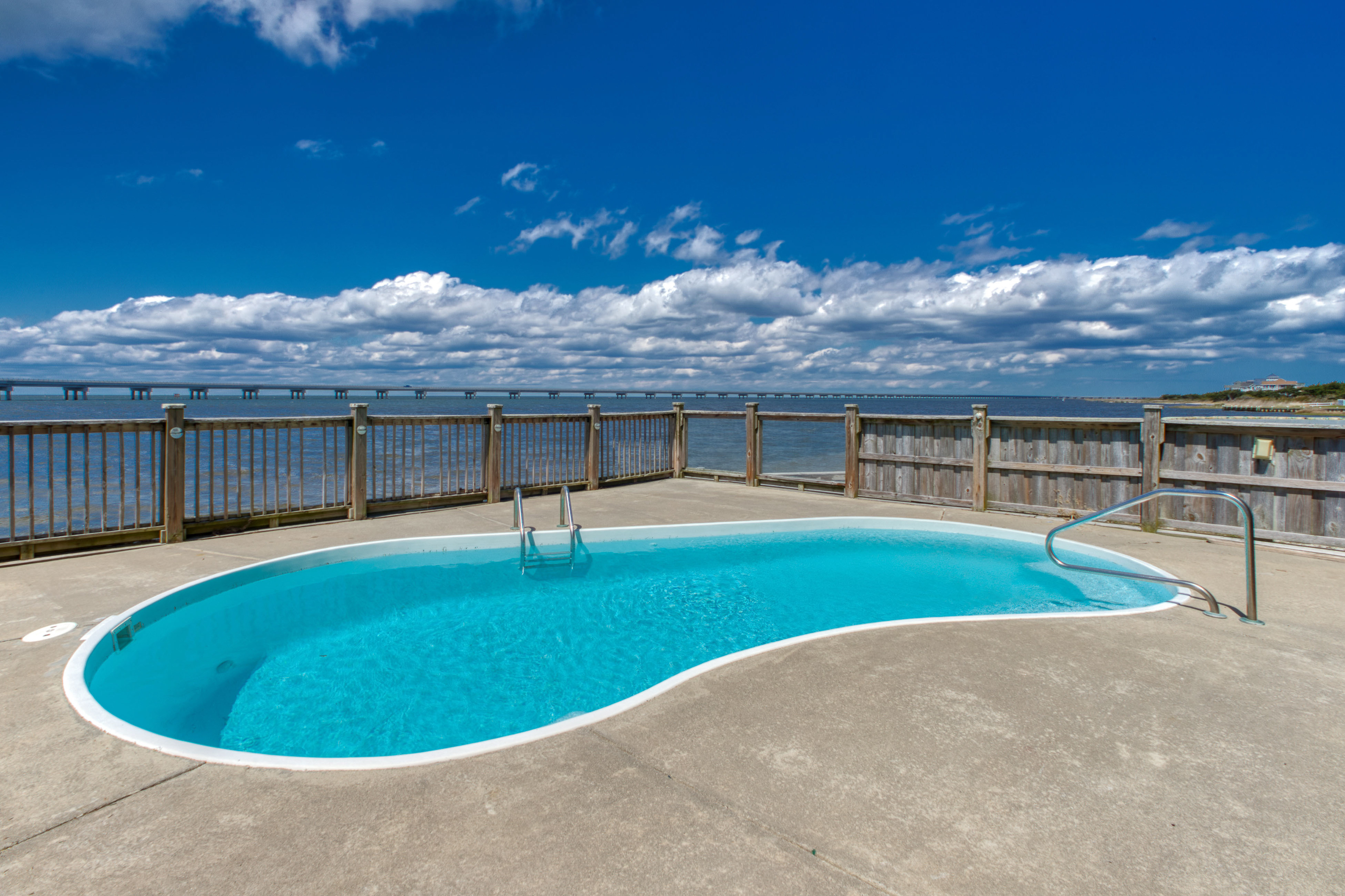 Stunning sound-front home with private hot tub, outdoor pool, & beach access