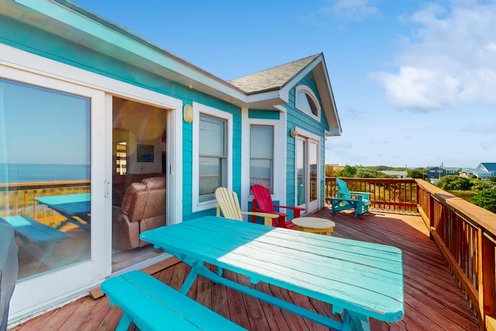 Dog-friendly, sound-front home with 2 sundecks, fireplace, & private hot tub